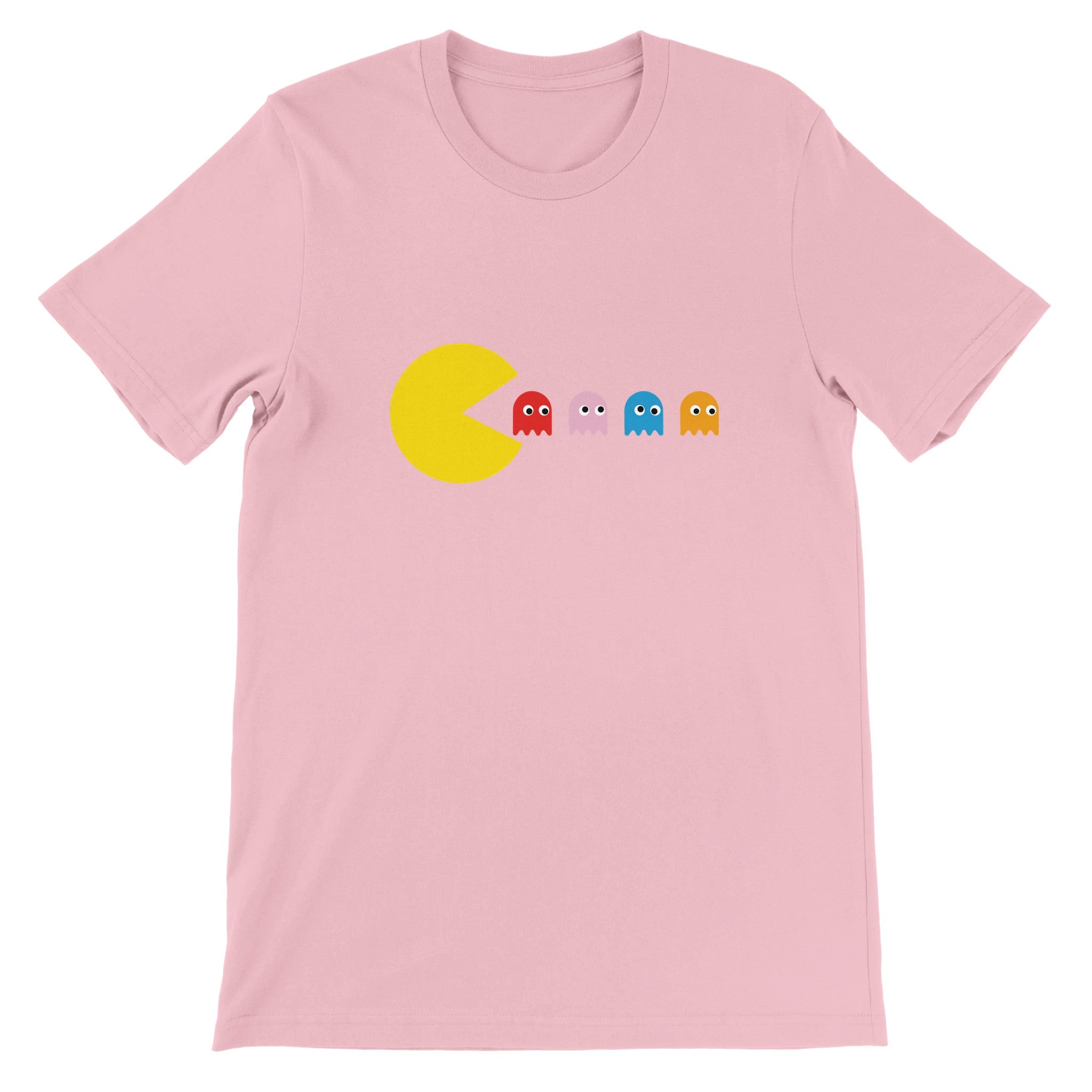 Budget Unisex Crewneck T-shirt/Pac-man-2 - Enet Images
