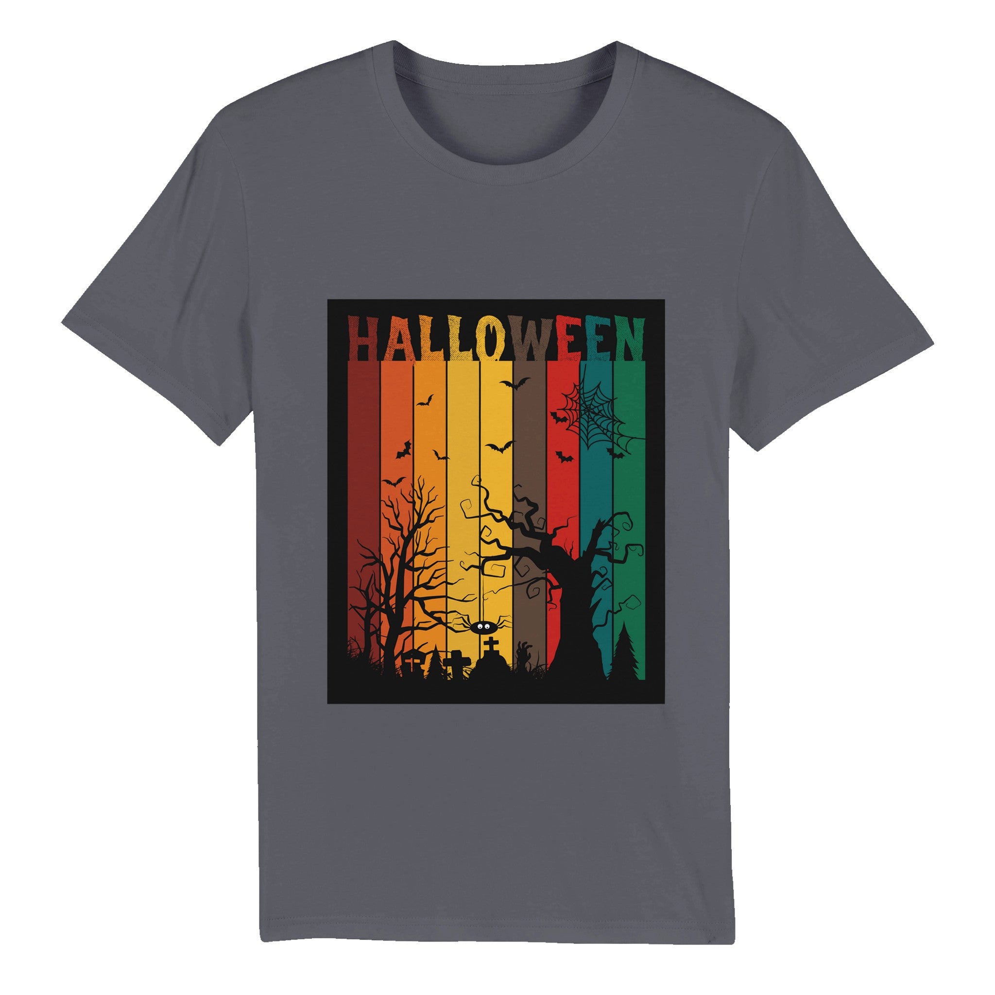 100% Organic Unisex T-shirt/Helloween-Trees - Enet Images