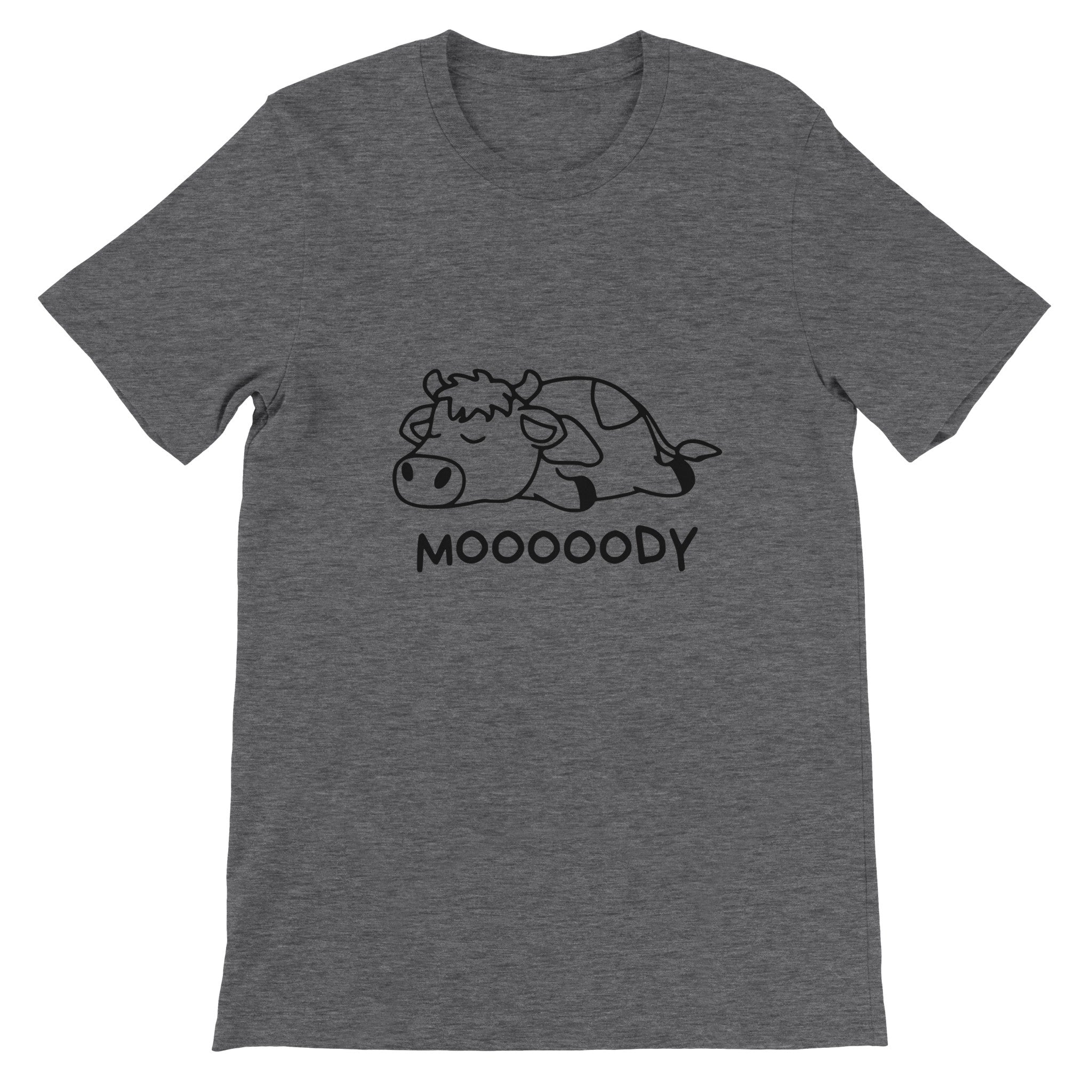 Budget Unisex Crewneck T-shirt/Moody-Cow - Enet Images