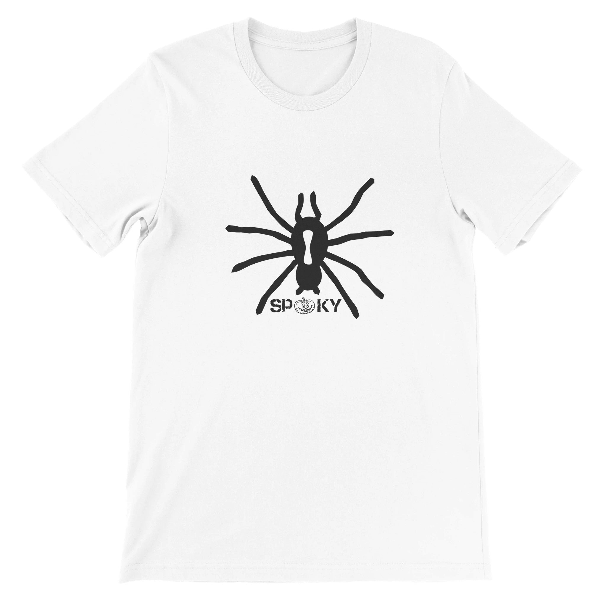 Budget Unisex Crewneck T-shirt/Spooky-Spider - Enet Images