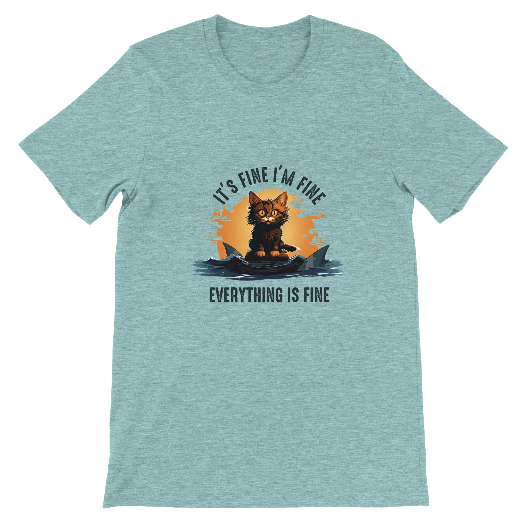 Budget Unisex Crewneck T-shirt/Everything-Is-Fine - Enet Images