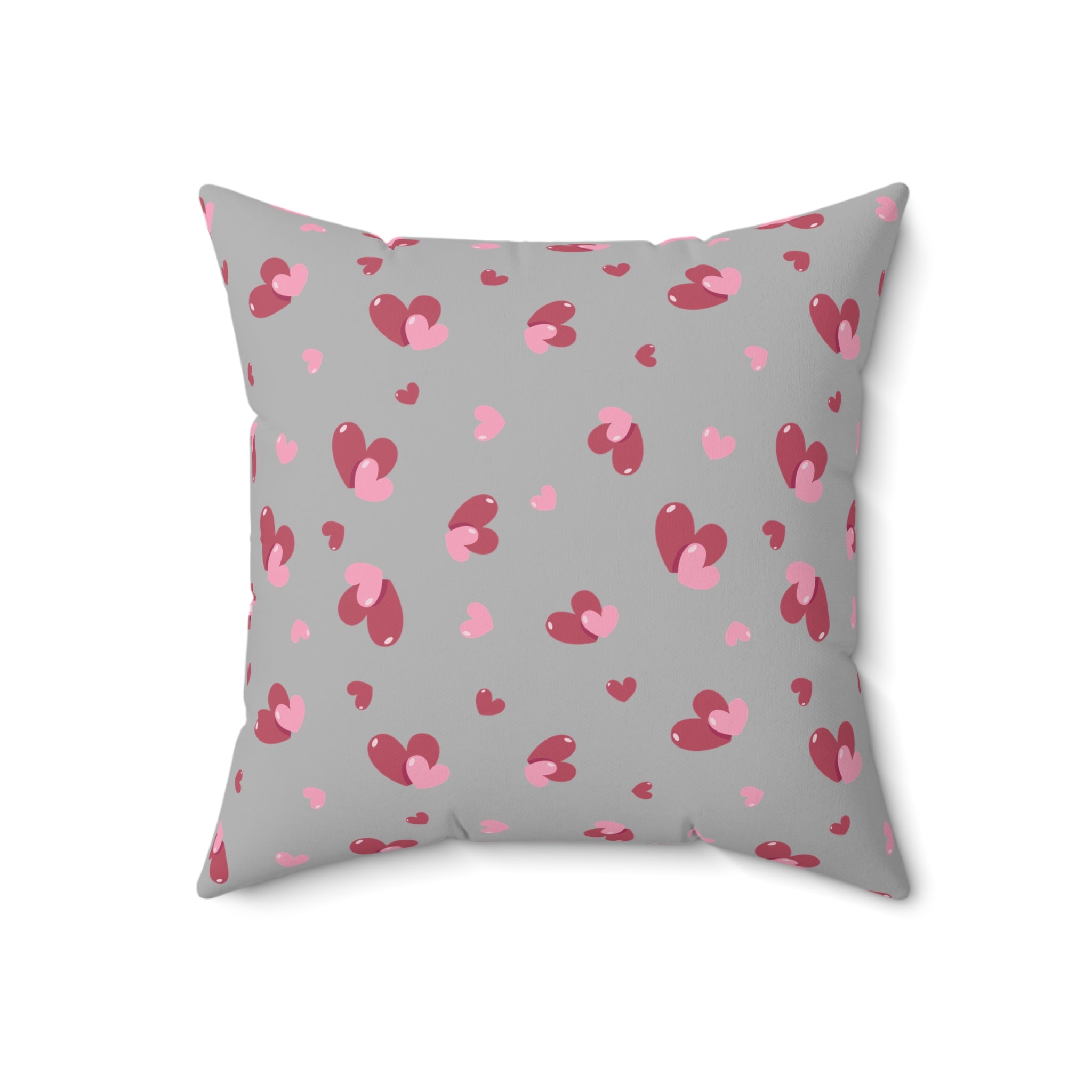 Valentine Hearts/Spun Polyester Square Pillow - Enet Images