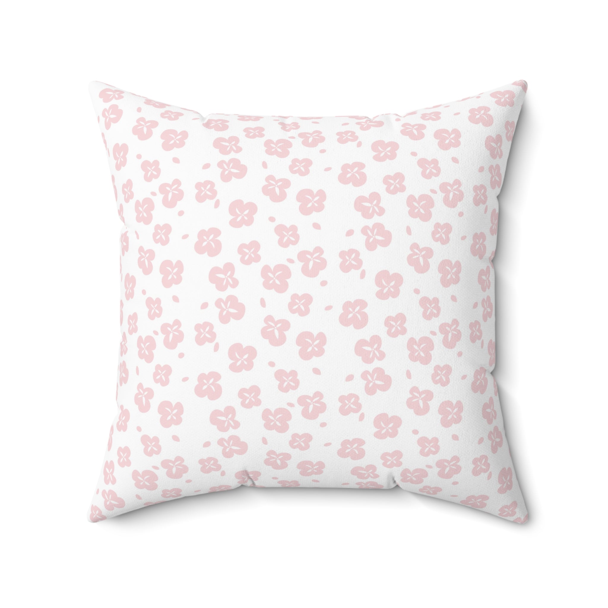 Pink Valentine Pattern/Spun Polyester Square Pillow - Enet Images