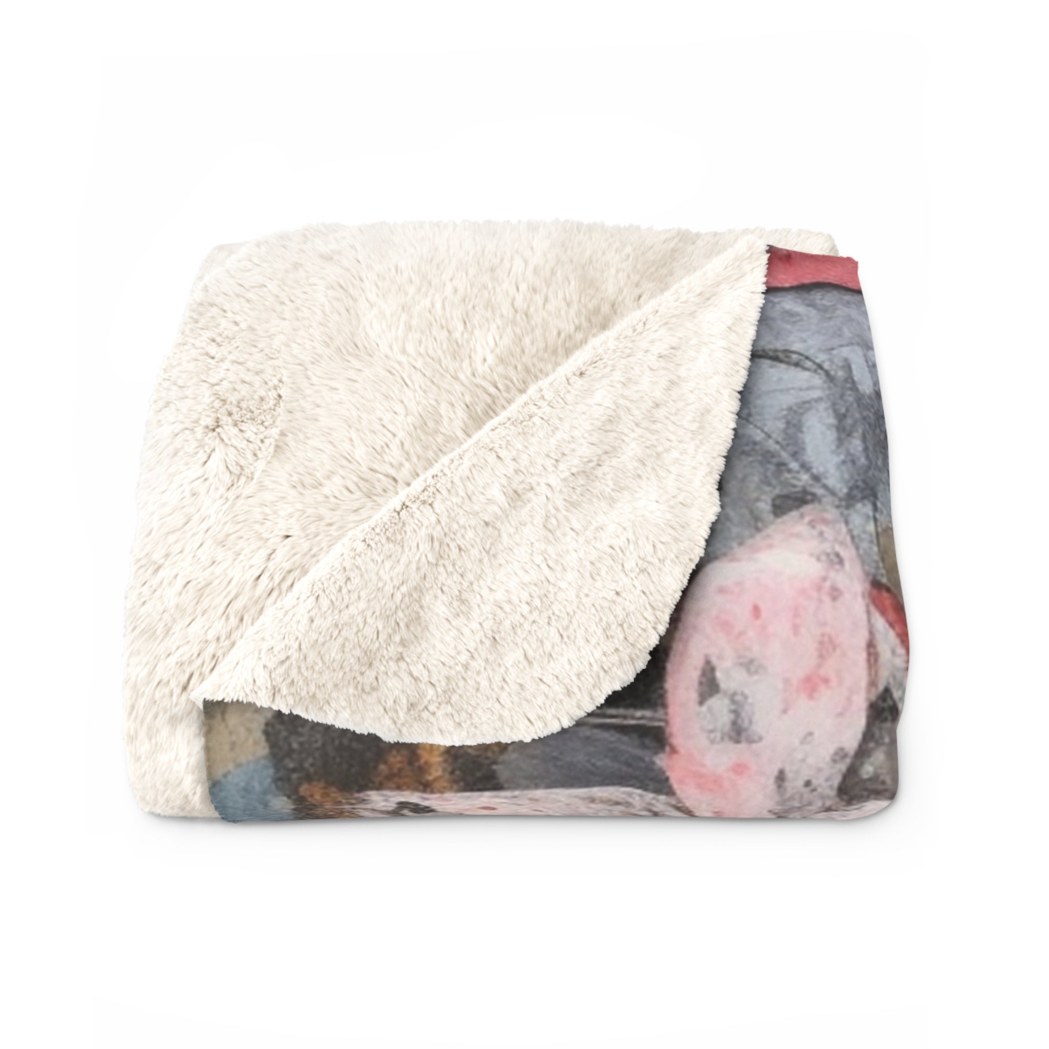 Valentine Romantic Art/Sherpa Fleece Blanket - Enet Images