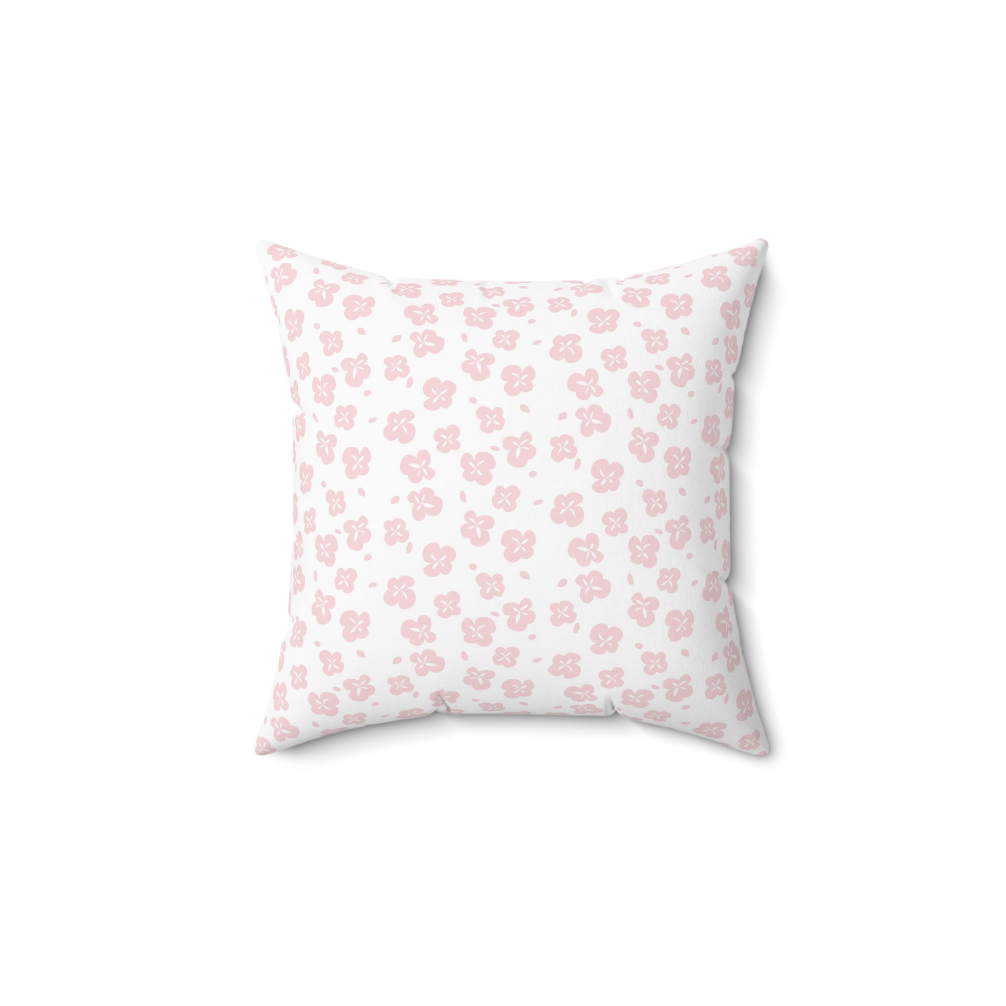 Pink Valentine Pattern/Spun Polyester Square Pillow - Enet Images