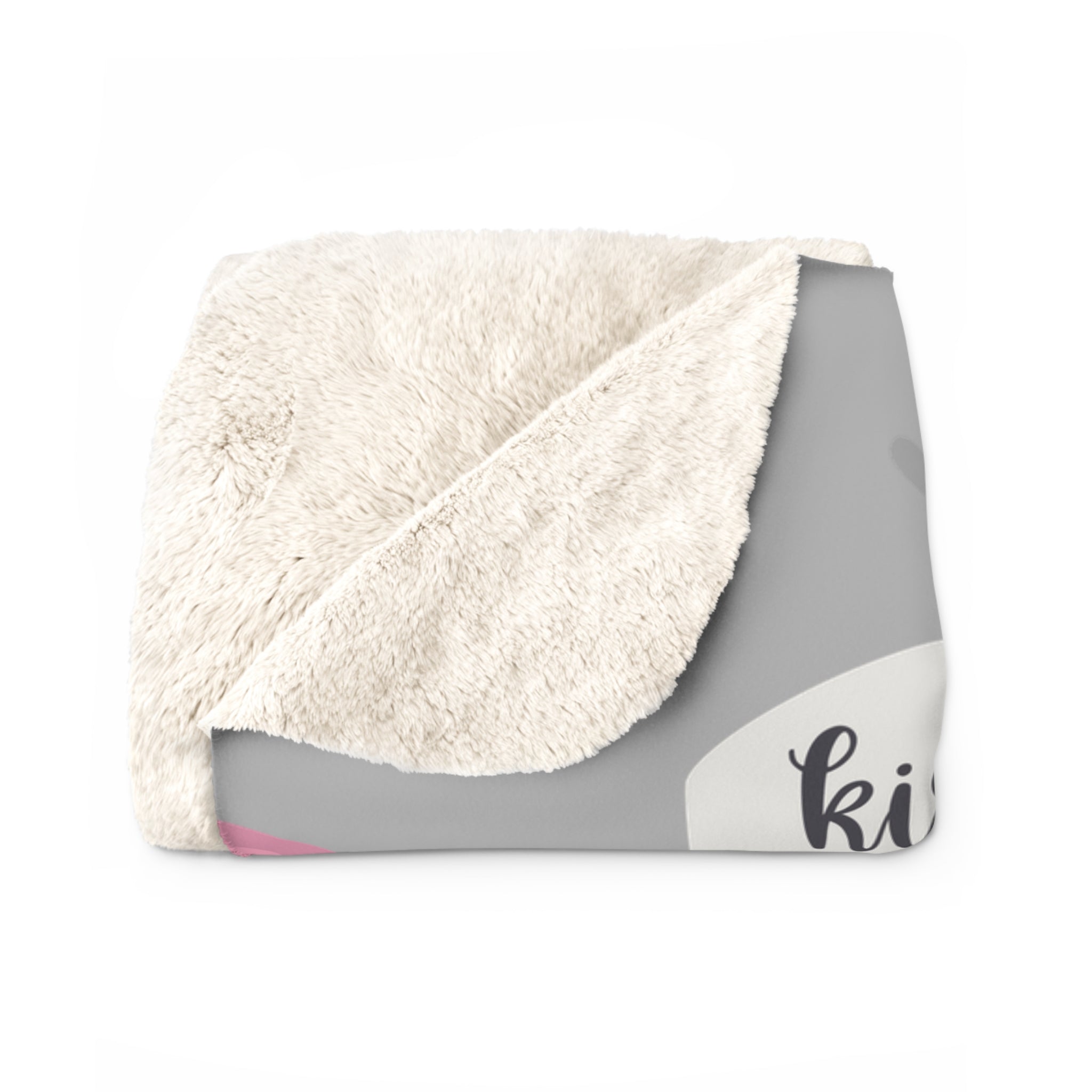 Be My Valentine/Sherpa Fleece Blanket - Enet Images