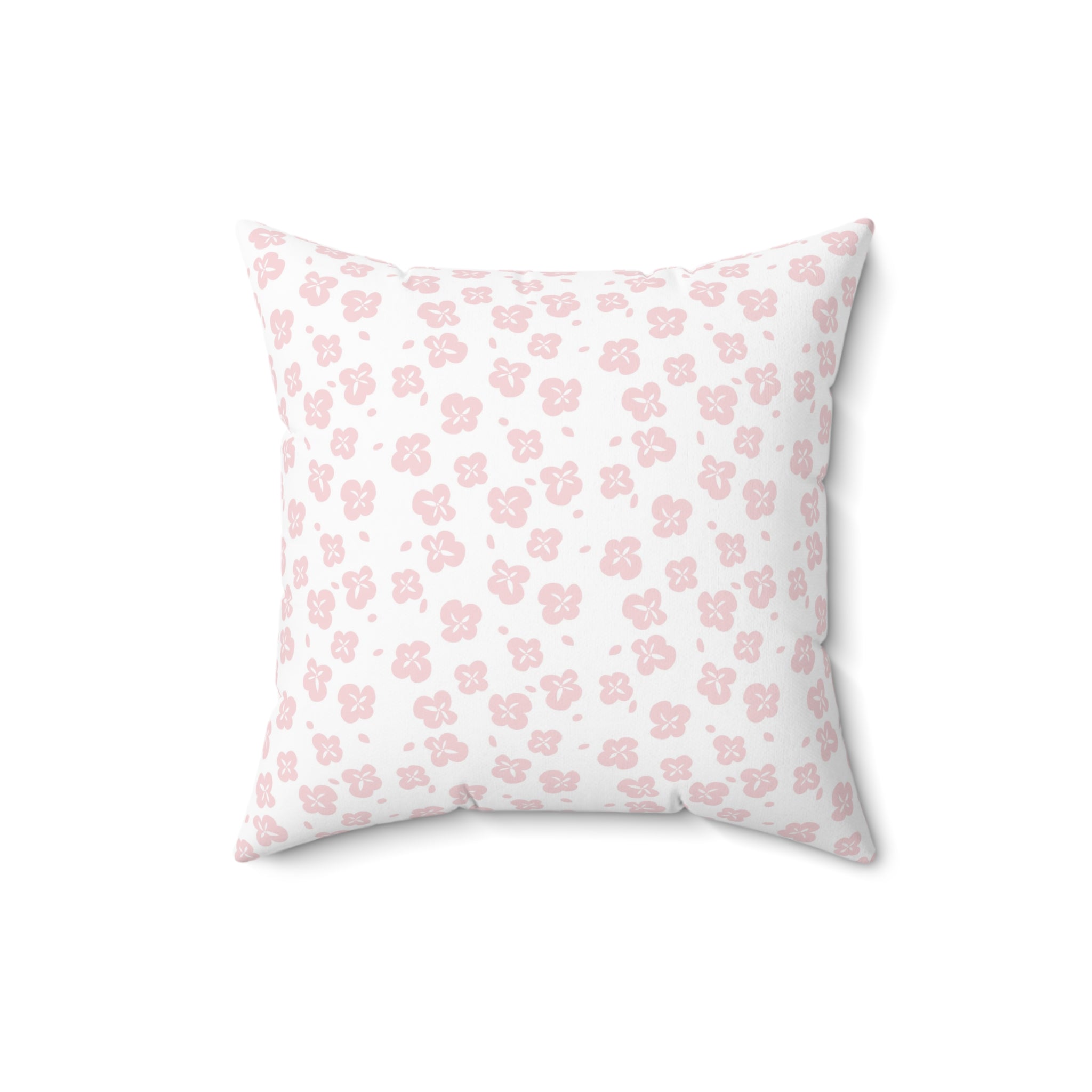 Pink Valentine Pattern/Spun Polyester Square Pillow - Enet Images