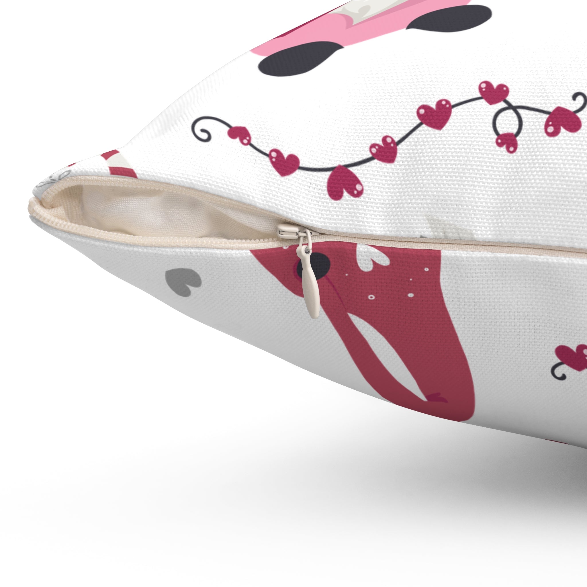 Valentine Gnomes/Spun Polyester Square Pillow - Enet Images