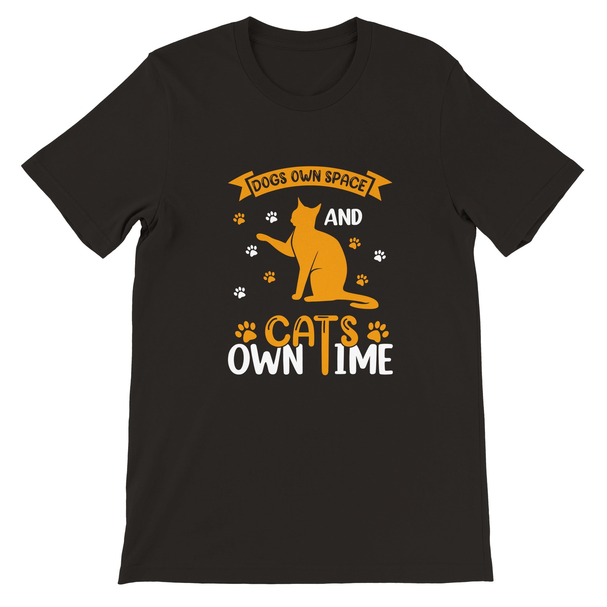 Budget Unisex Crewneck T-shirt/Cats-Own-Time - Enet Images