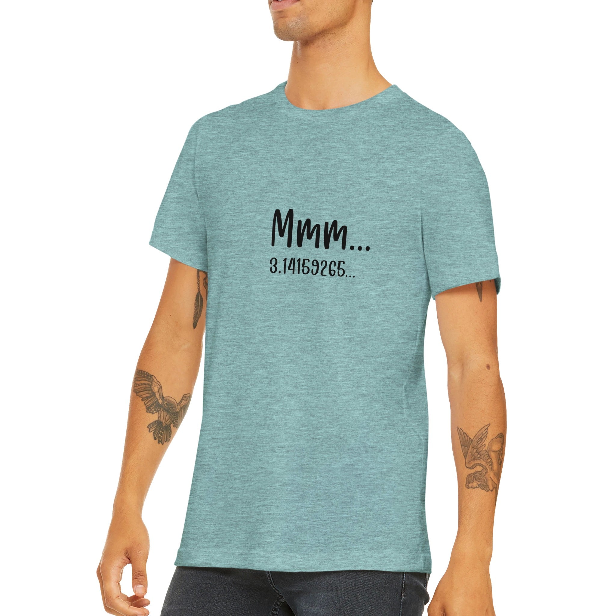 Budget Unisex Crewneck T-shirt/Mmm-3,14 - Enet Images
