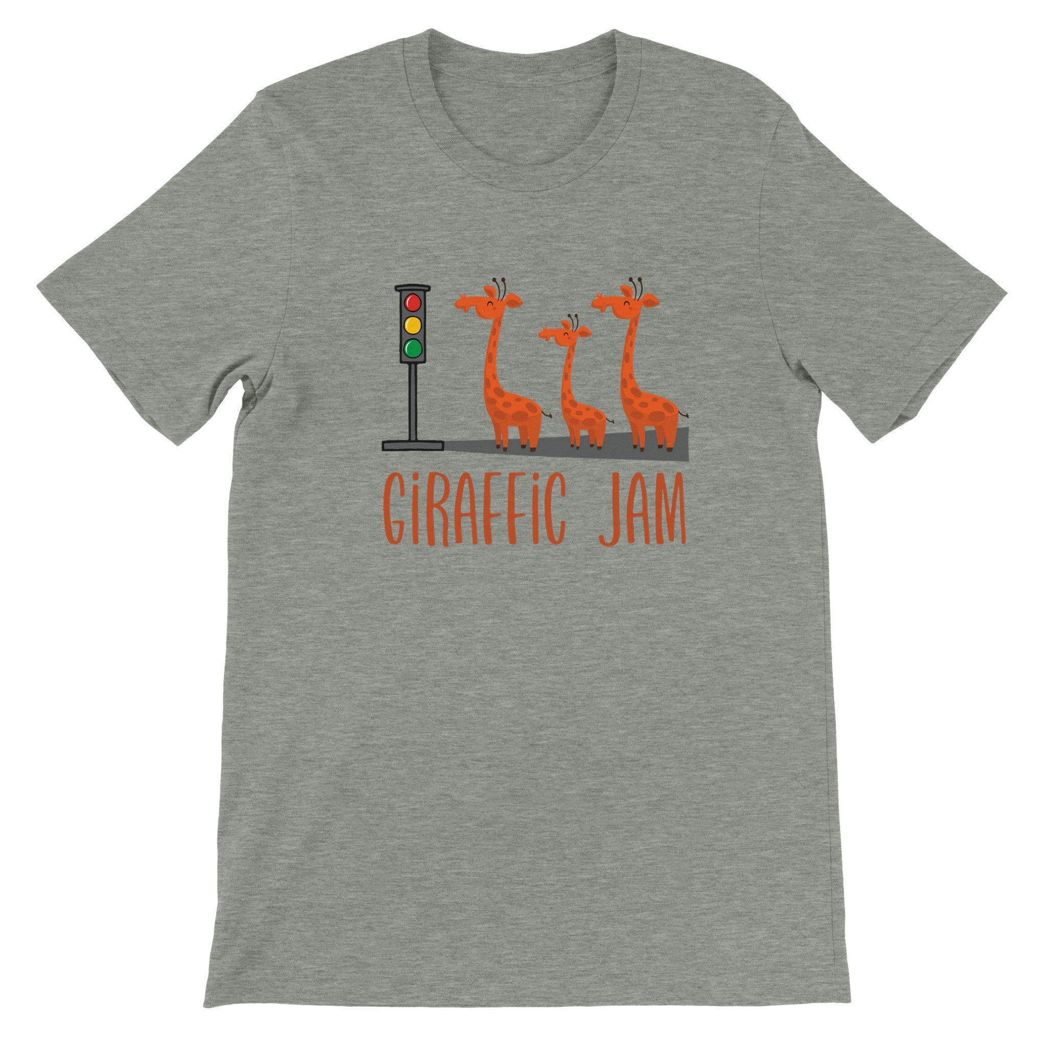 Budget Unisex Crewneck T-shirt/Giraffic-Jam - Enet Images