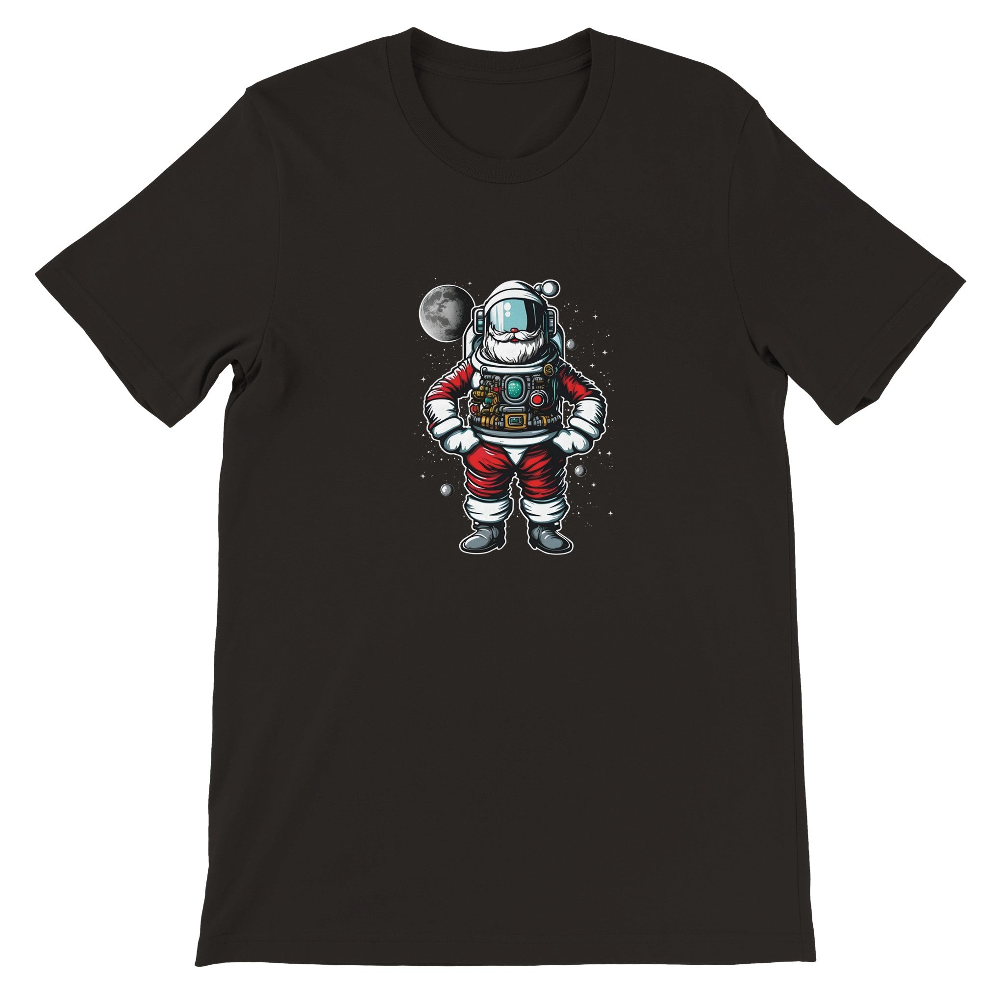 Budget Unisex Crewneck T-shirt/Santa-Astronaut - Enet Images