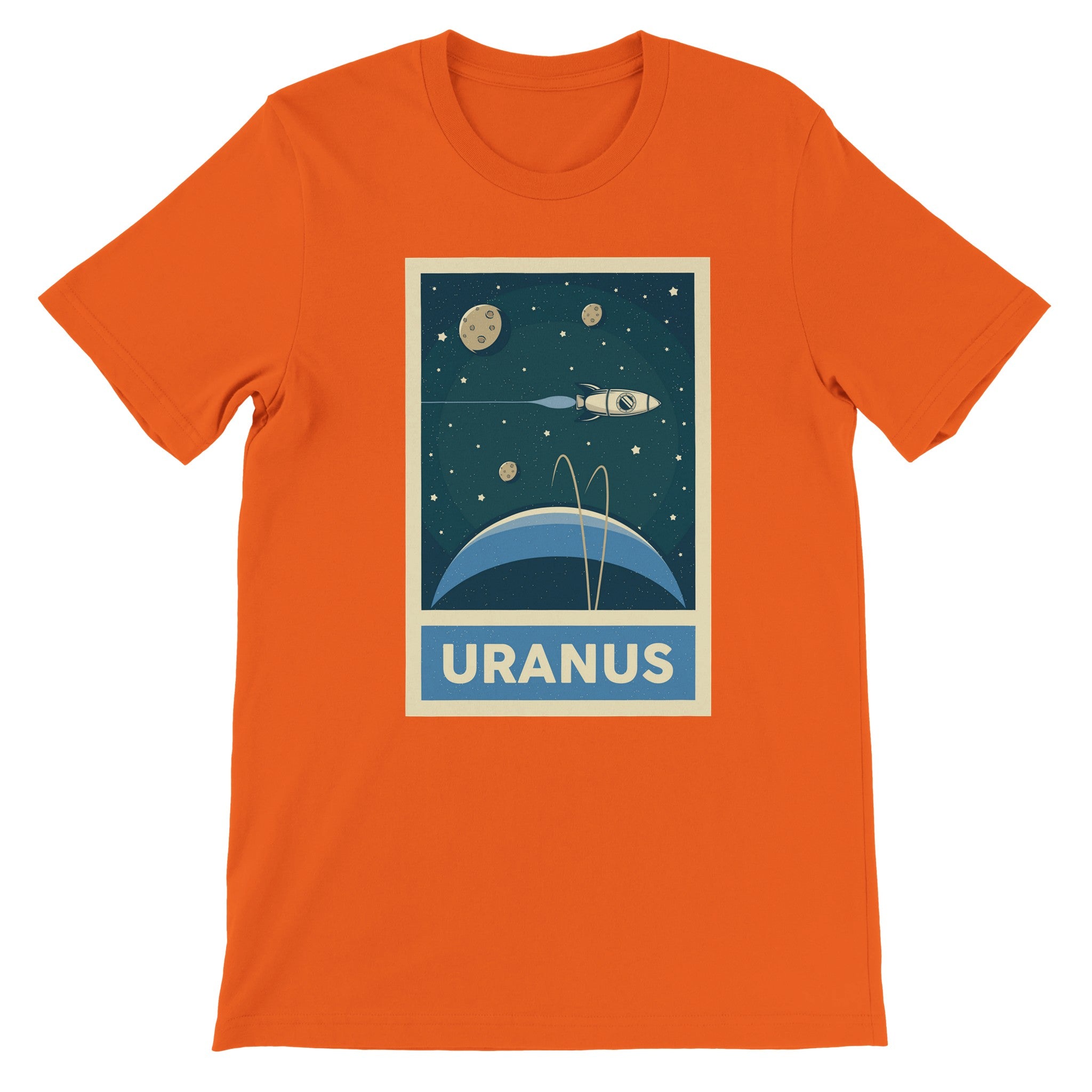 Budget Unisex Crewneck T-shirt/Uranus - Enet Images