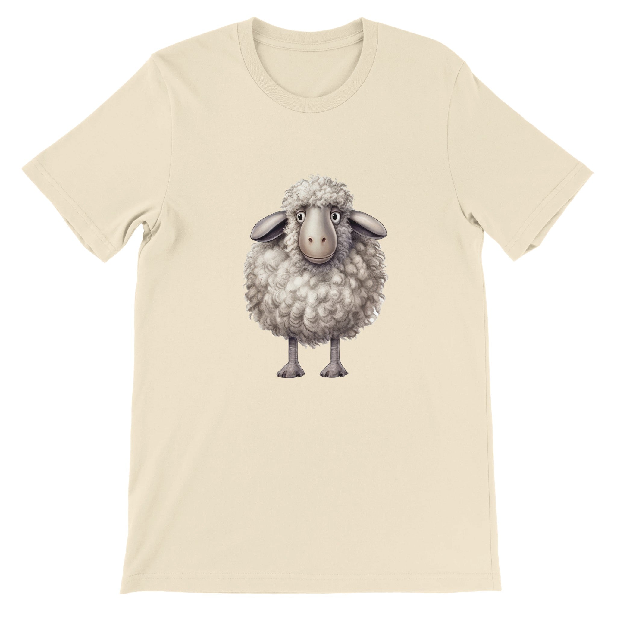 Budget Unisex Crewneck T-shirt/Sheep - Enet Images