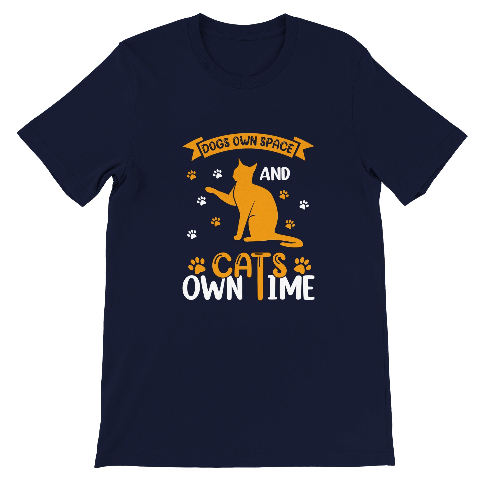 Budget Unisex Crewneck T-shirt/Cats-Own-Time - Enet Images