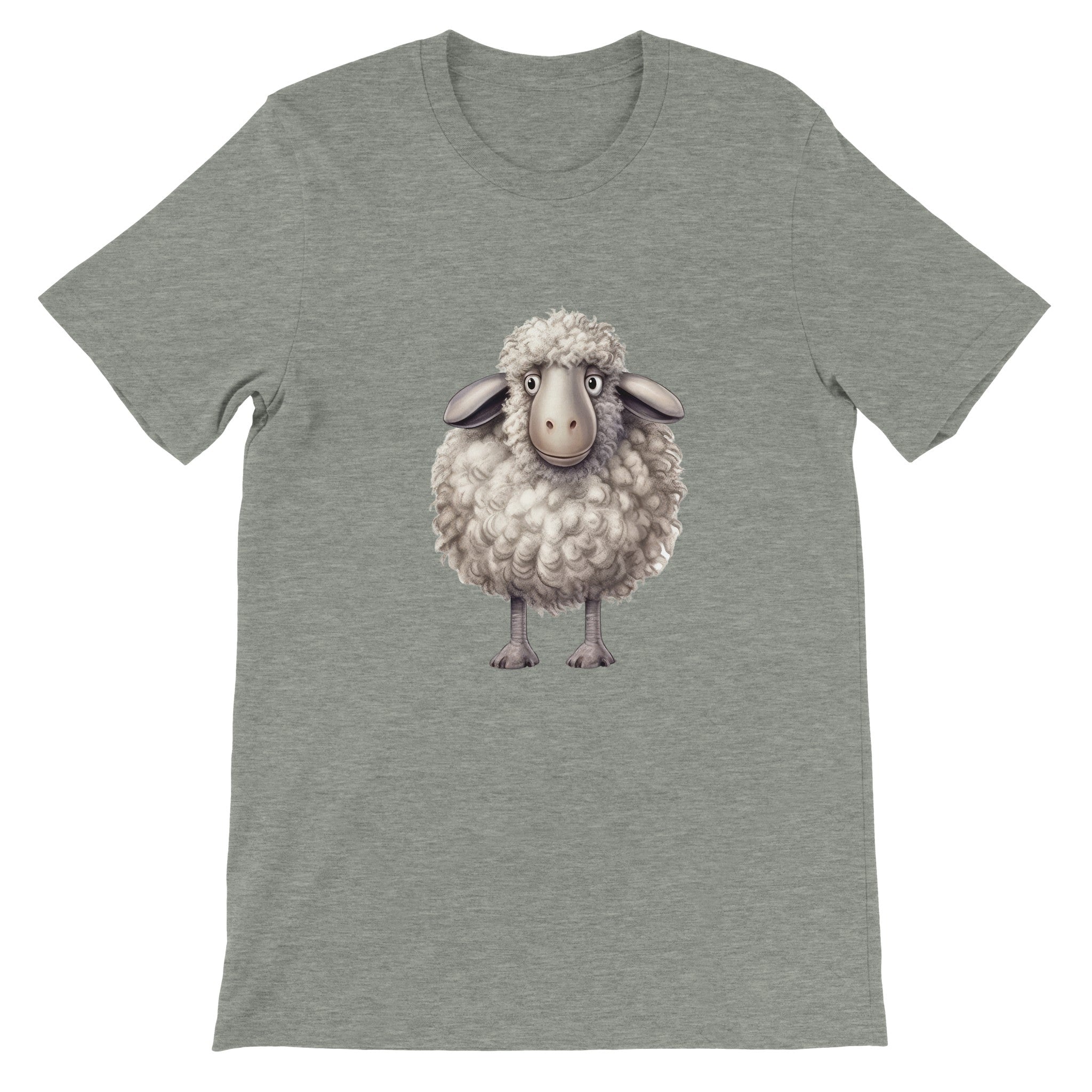 Budget Unisex Crewneck T-shirt/Sheep - Enet Images