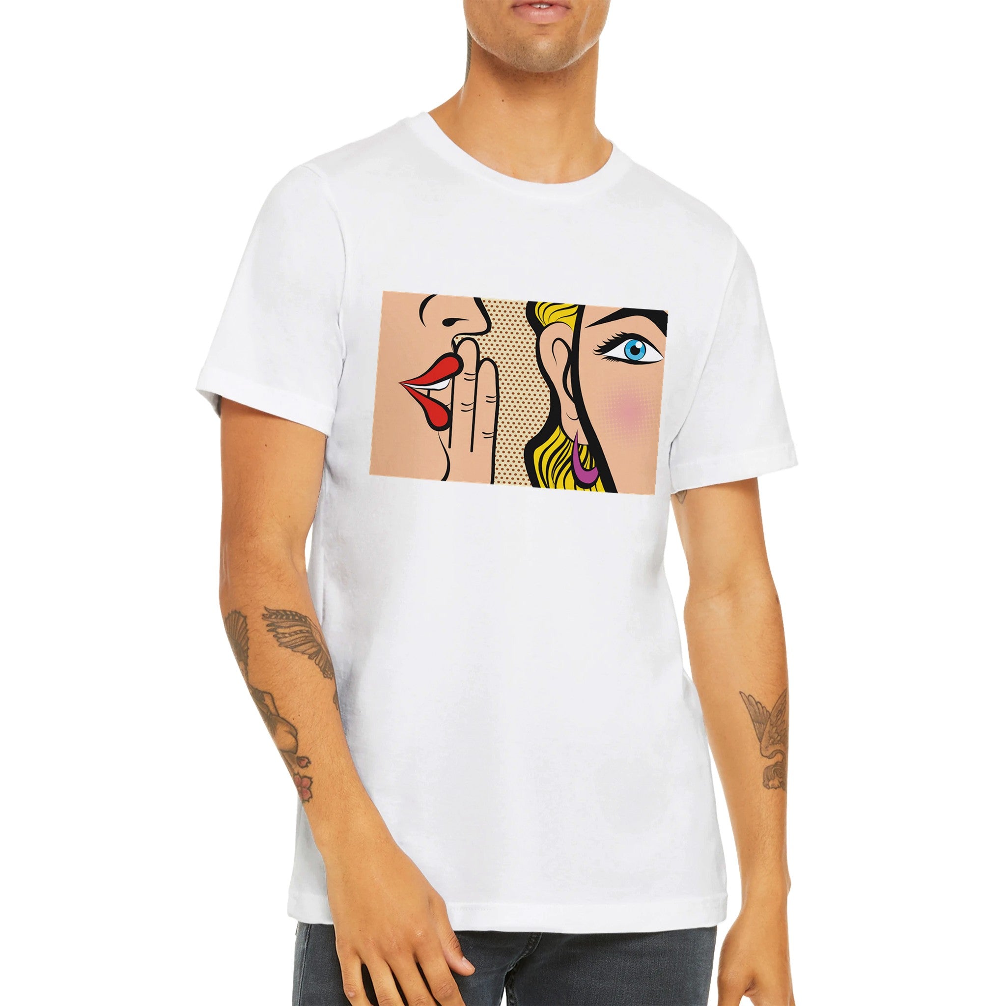 Budget Unisex Crewneck T-shirt/Women-Gossip - Enet Images