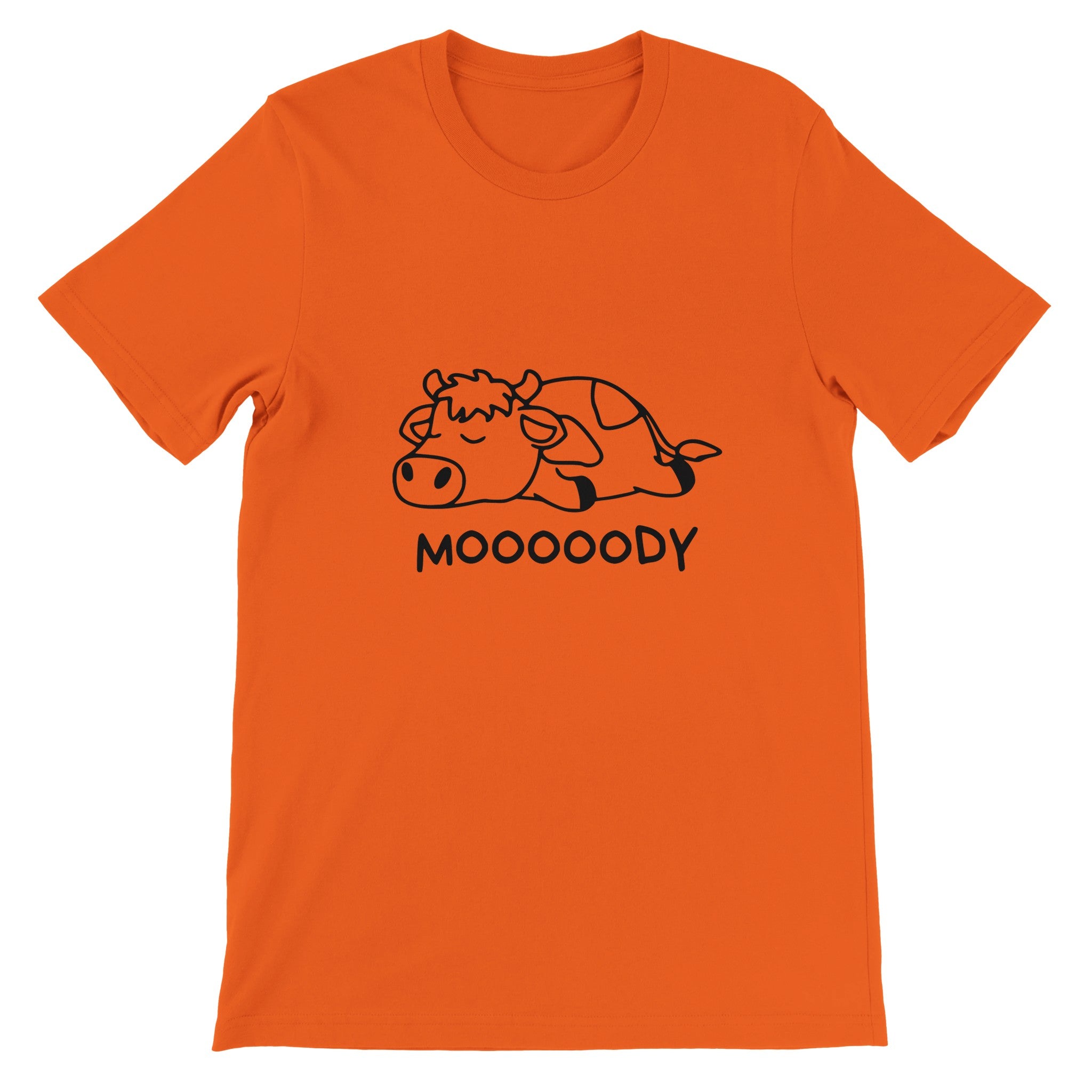 Budget Unisex Crewneck T-shirt/Moody-Cow - Enet Images