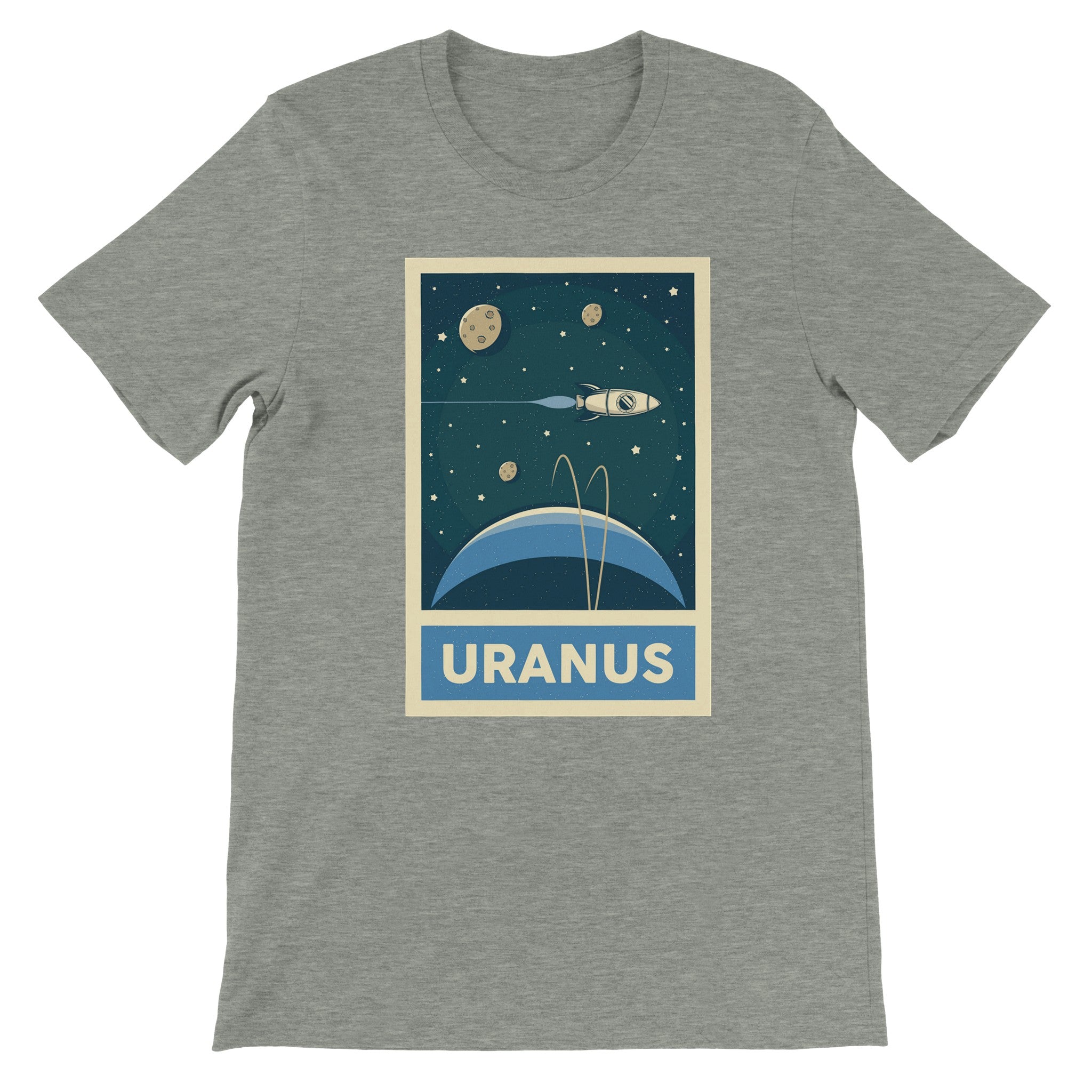 Budget Unisex Crewneck T-shirt/Uranus - Enet Images
