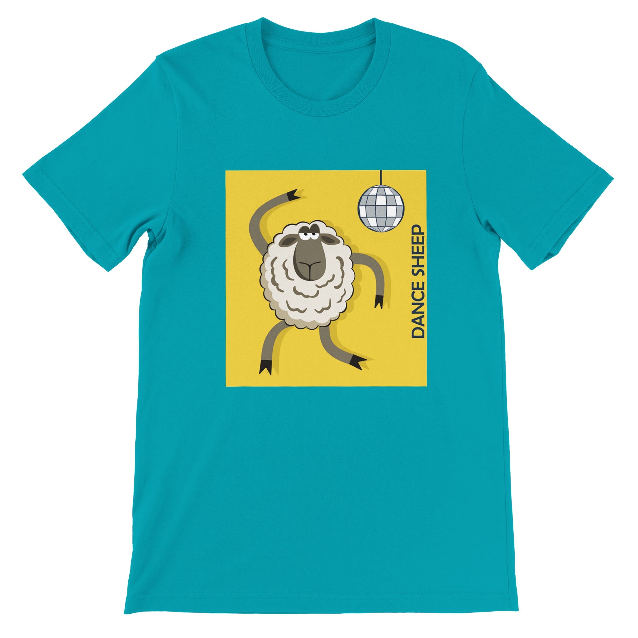Budget Unisex Crewneck T-shirt/Dance-Sheep - Enet Images