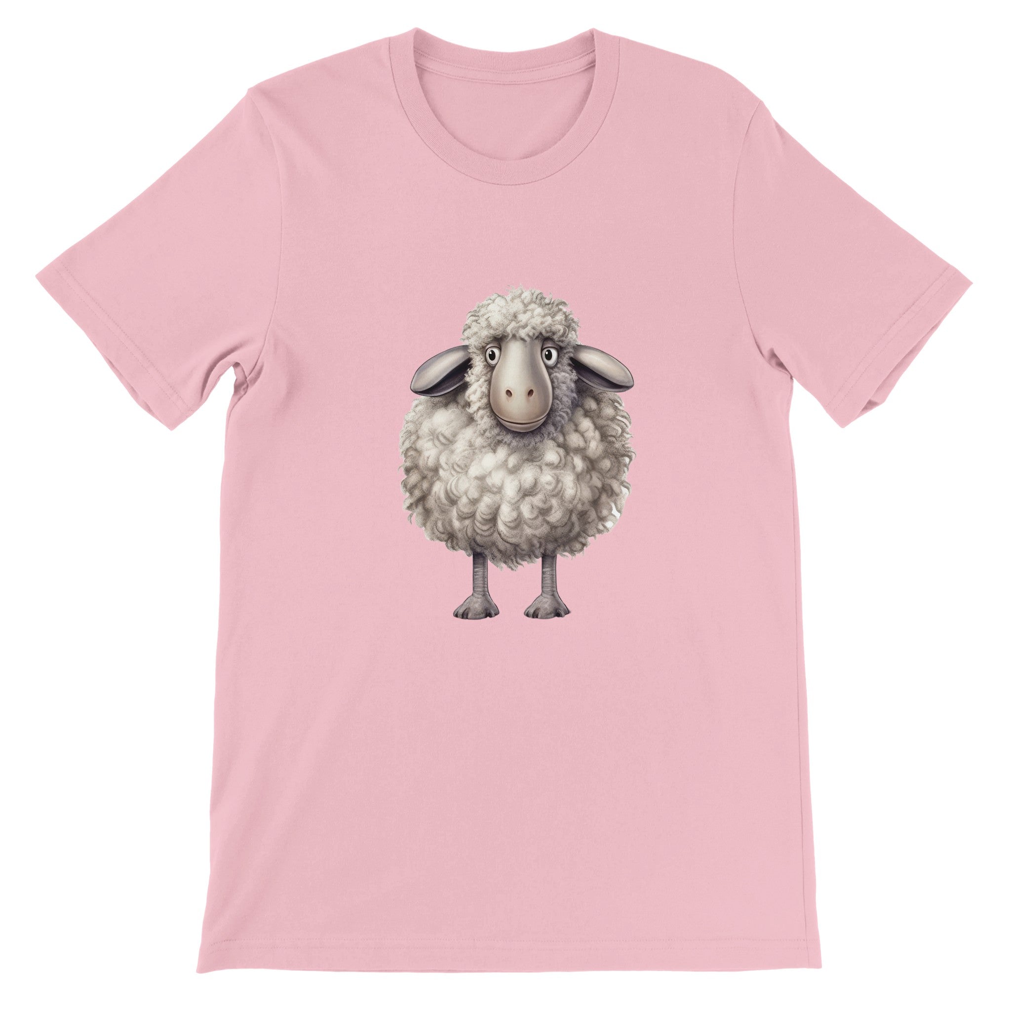 Budget Unisex Crewneck T-shirt/Sheep - Enet Images