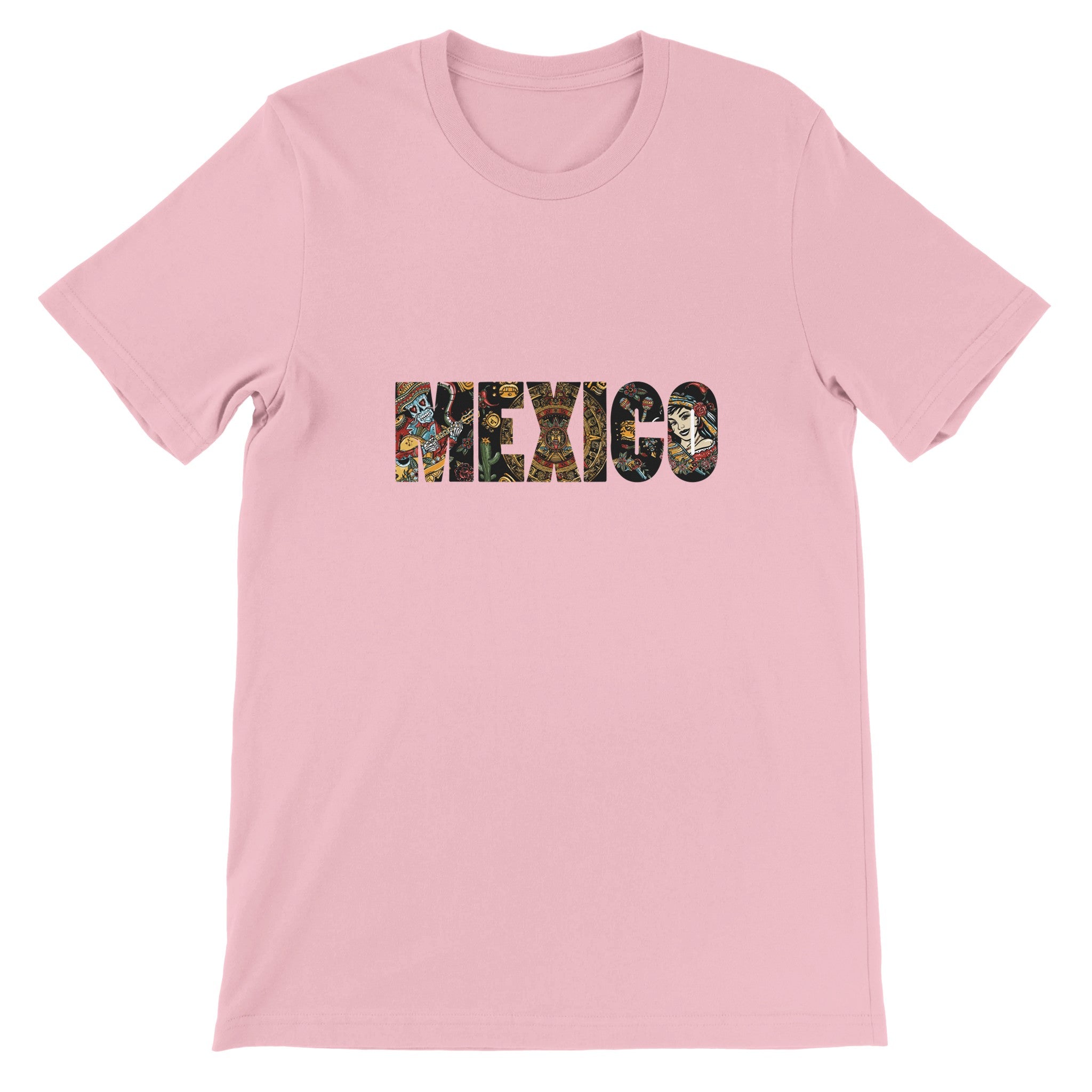 Budget Unisex Crewneck T-shirt/Mexico - Enet Images