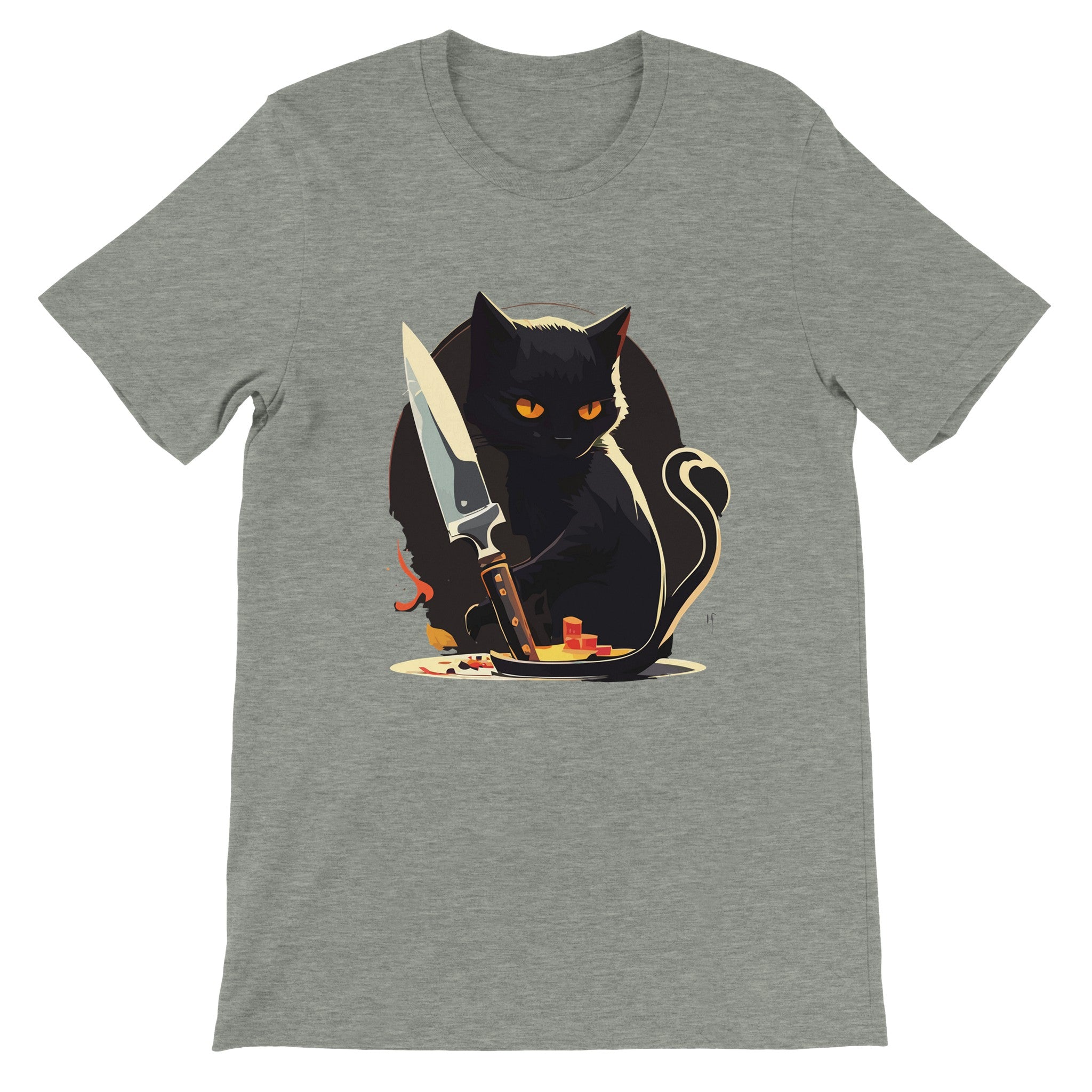 Budget Unisex Crewneck T-shirt/My-Inner-Serial-Killer-Knife - Enet Images