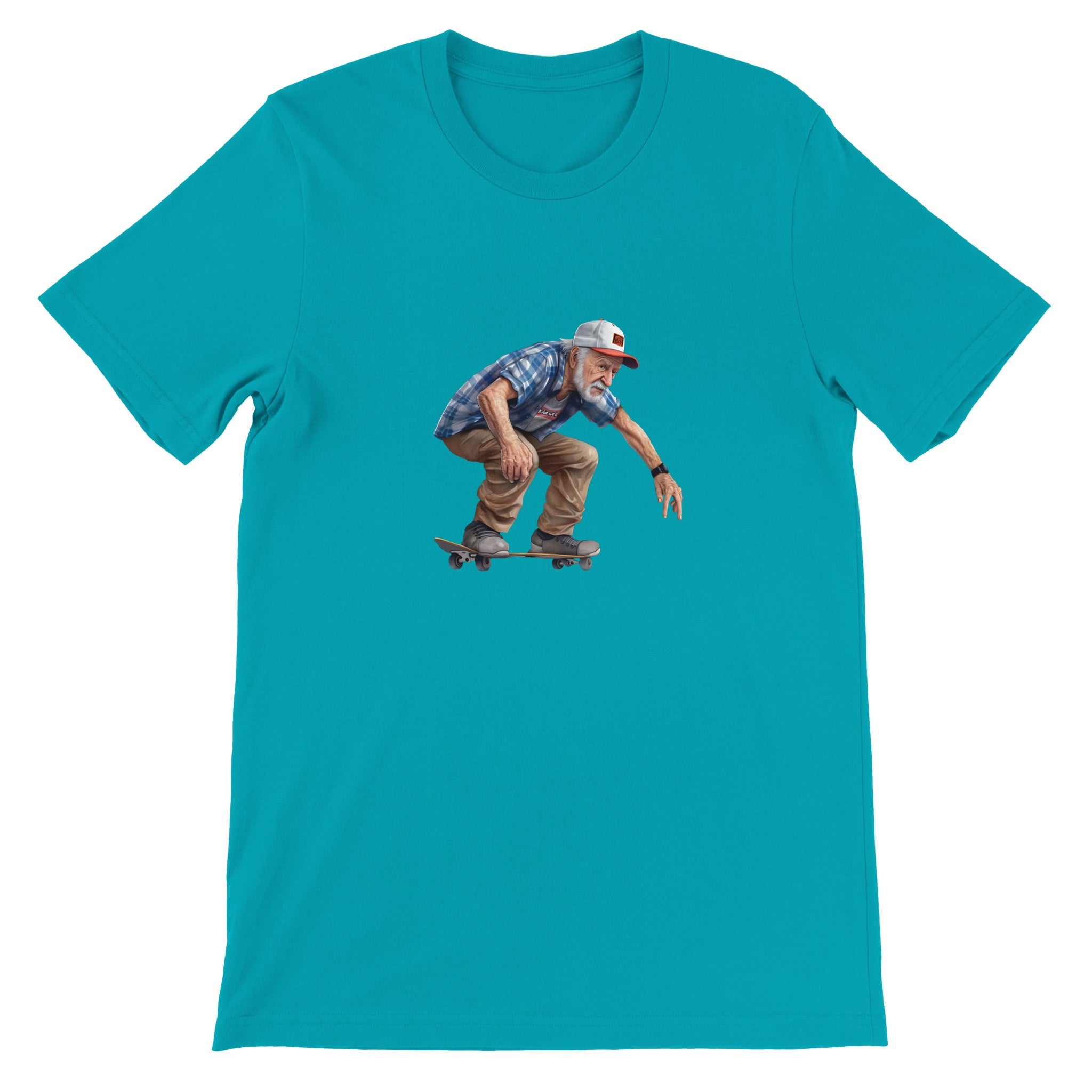 Budget Unisex Crewneck T-shirt/Grandpa-Skate - Enet Images