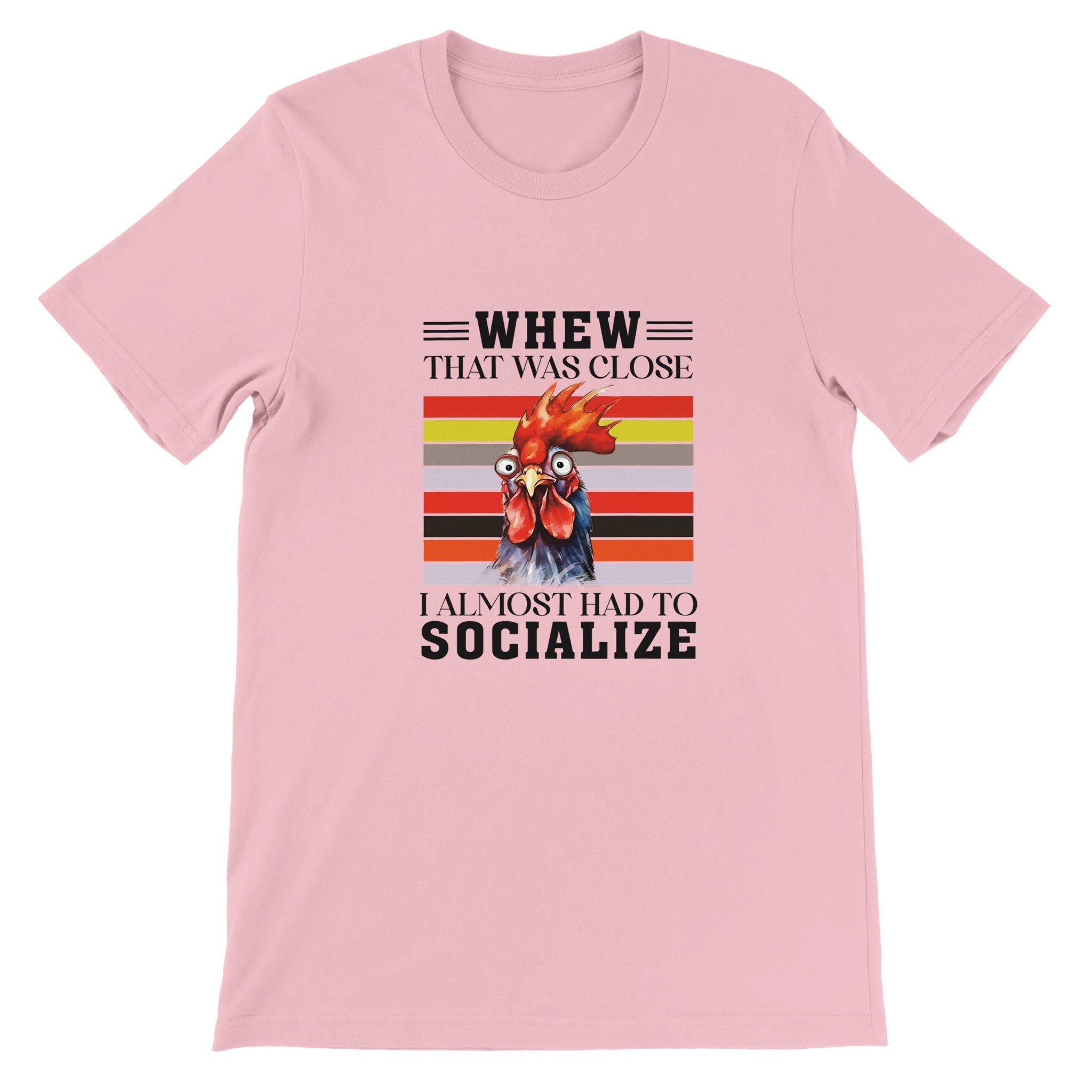 Budget Unisex Crewneck T-shirt/Whew-That-Was-Close - Enet Images