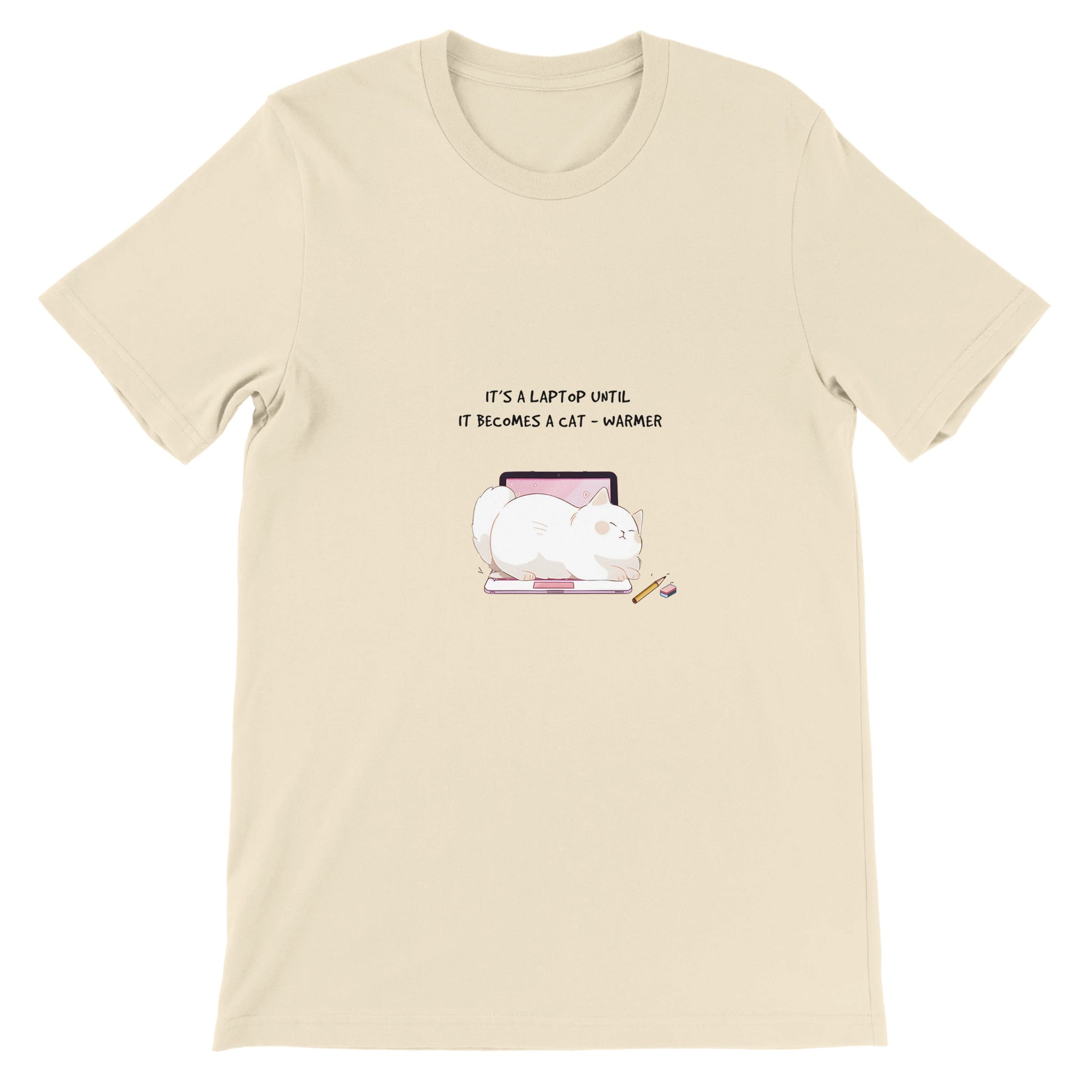 Budget Unisex Crewneck T-shirt/Cat-Warmer - Enet Images