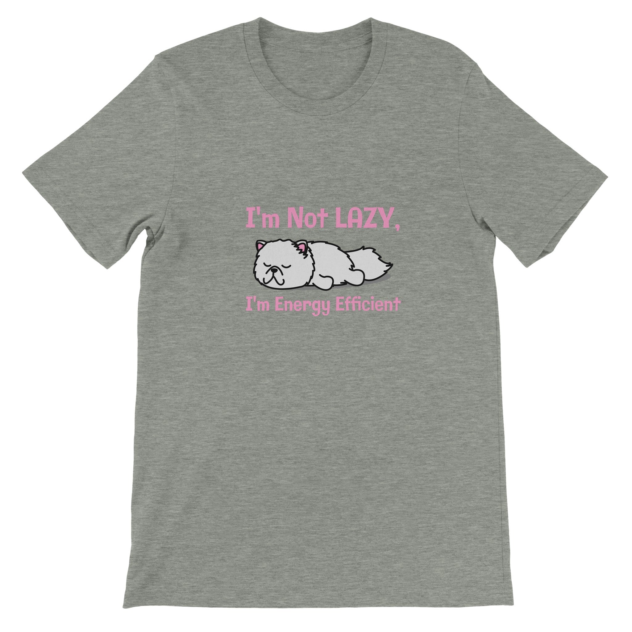 Budget Unisex Crewneck T-shirt/I-Am-Not-Lazy - Enet Images