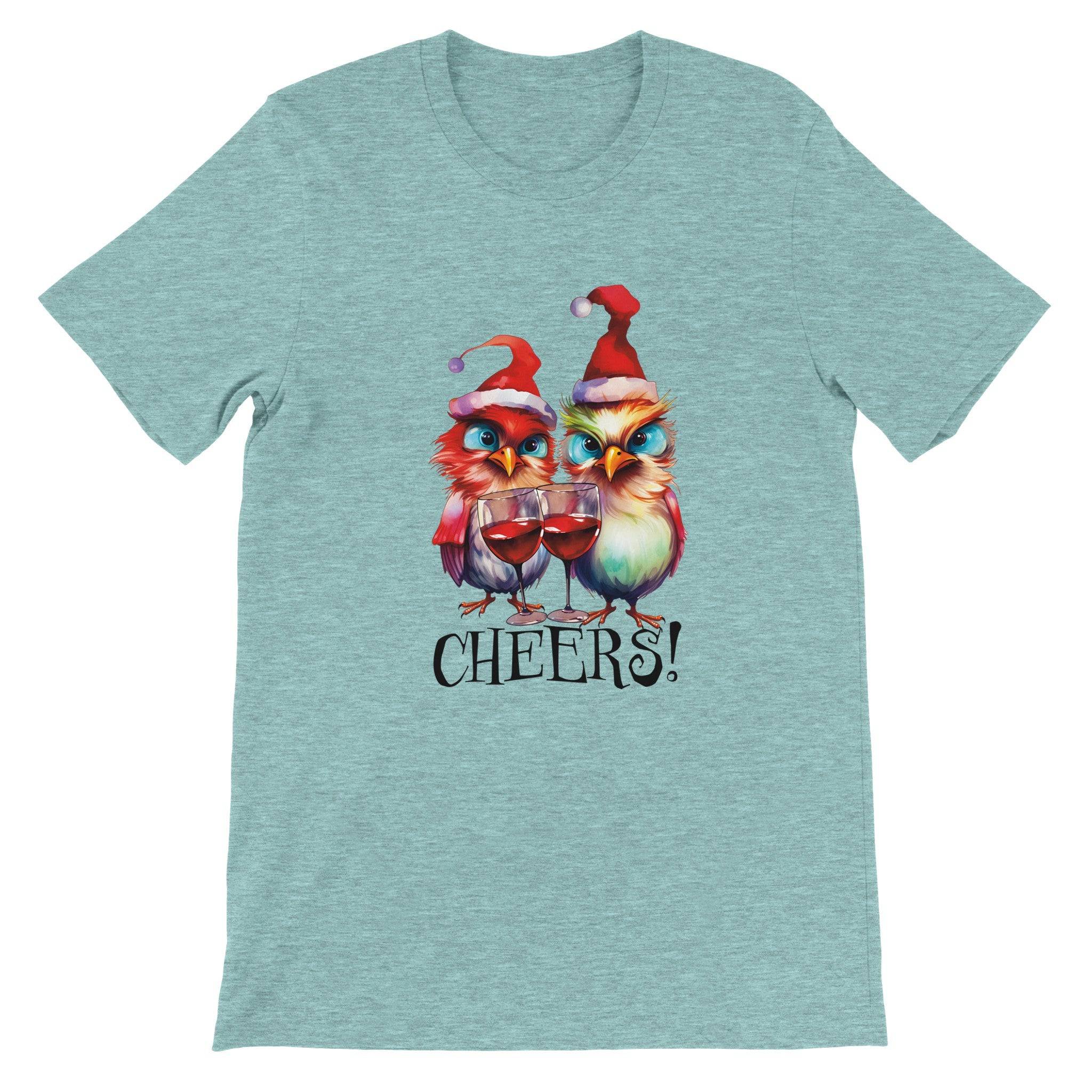 Budget Unisex Crewneck T-shirt/Angry-Birds-Cheers - Enet Images