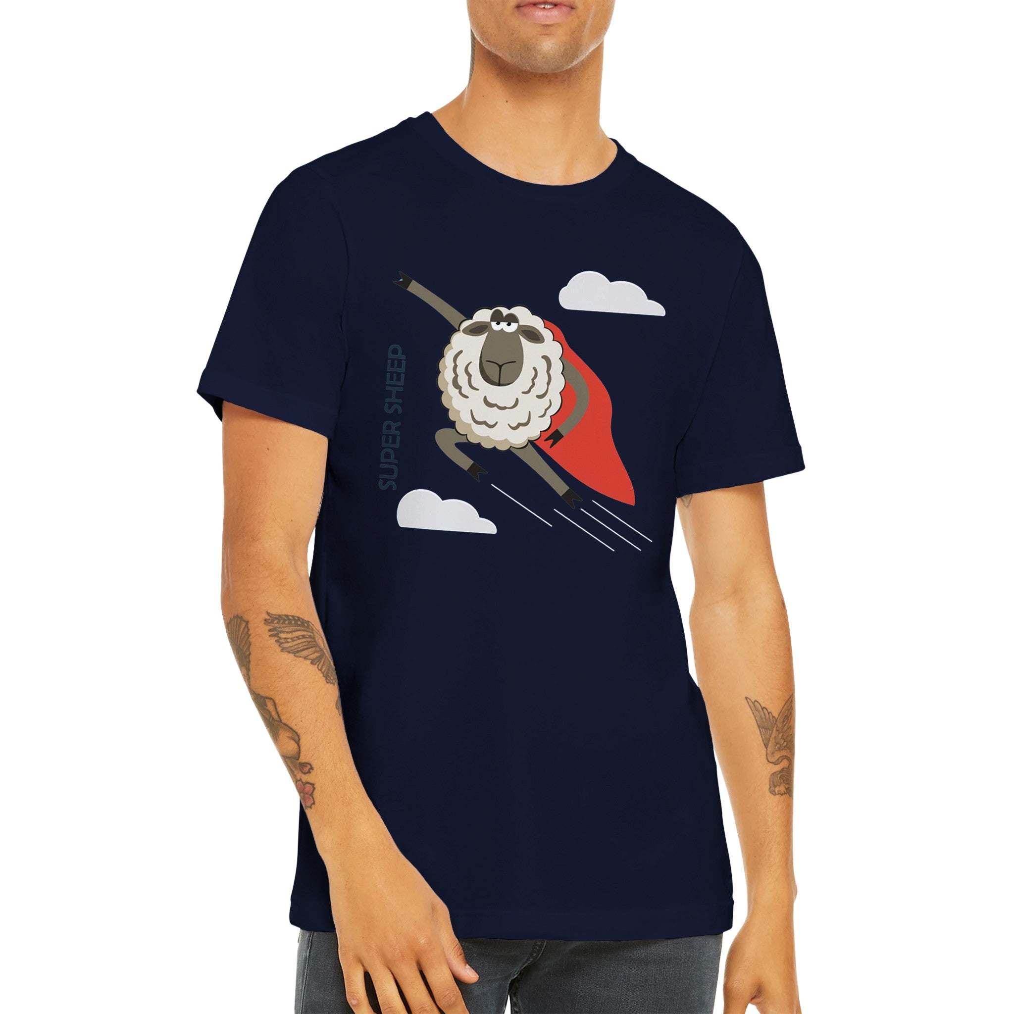 Budget Unisex Crewneck T-shirt/Super-Sheep - Enet Images