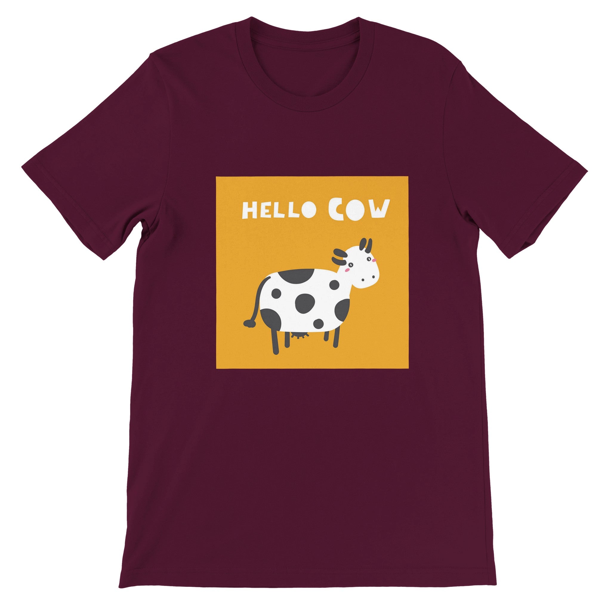 Budget Unisex Crewneck T-shirt/Hello-Cow - Enet Images
