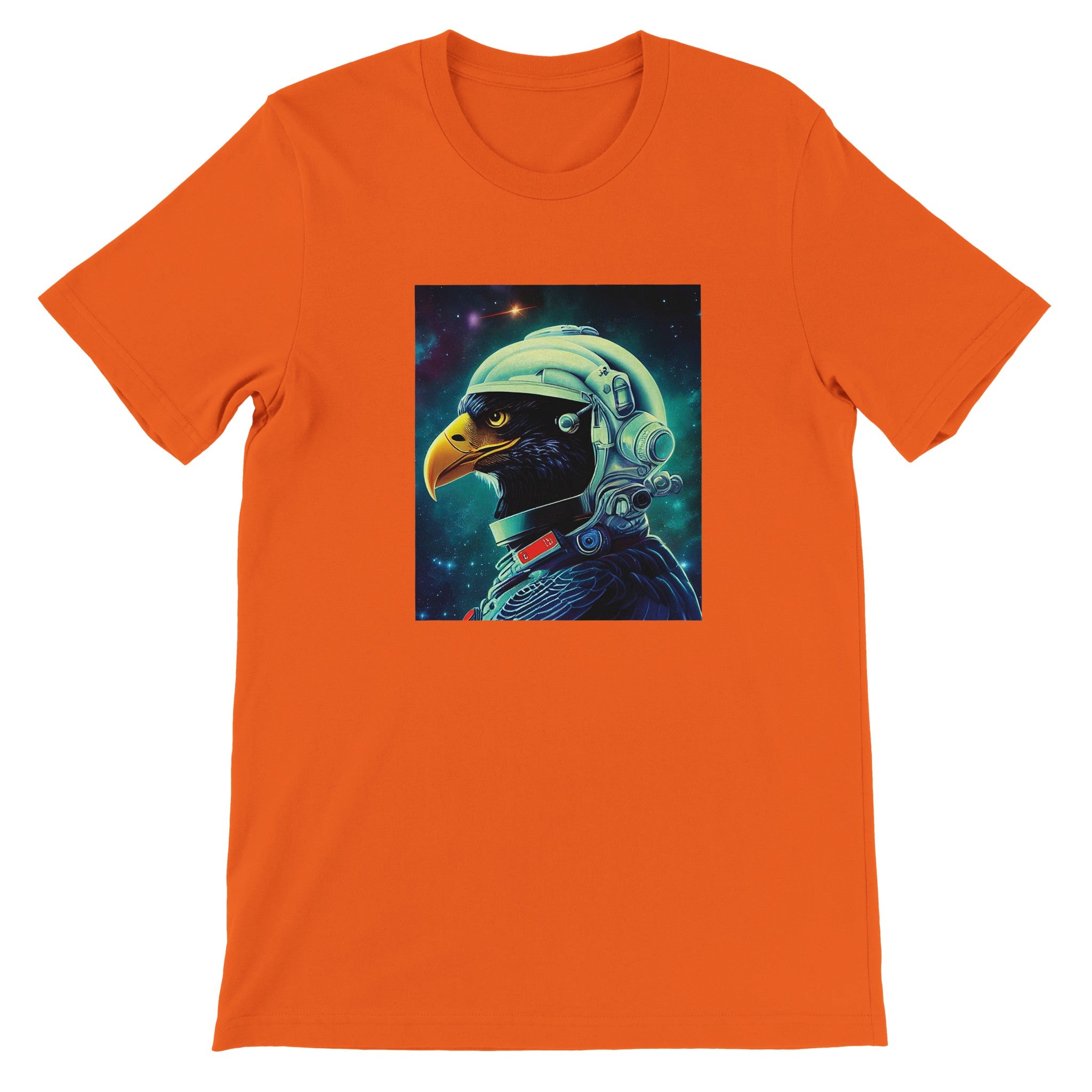 Budget Unisex Crewneck T-shirt/Astronaut-Eagle - Enet Images