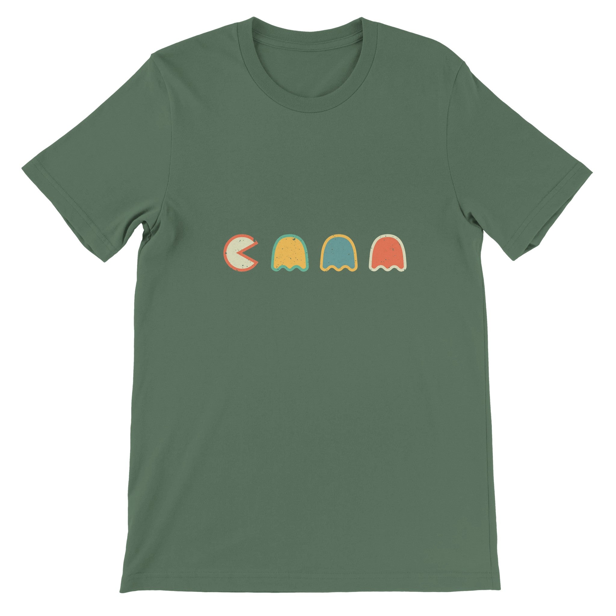 Budget Unisex Crewneck T-shirt/Pac-man - Enet Images