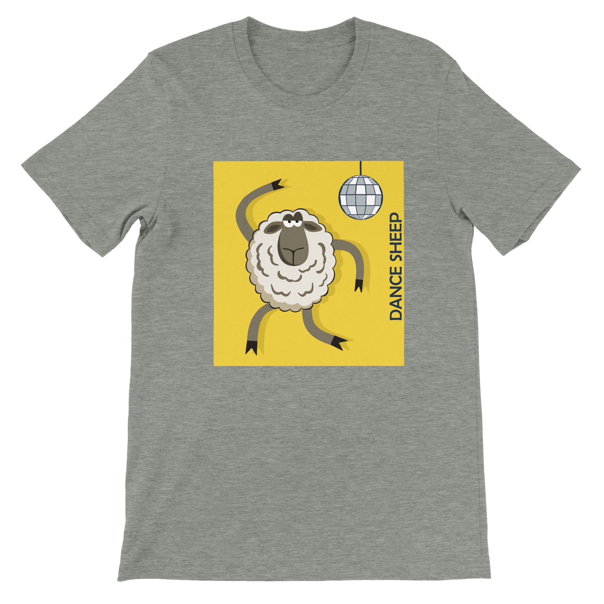 Budget Unisex Crewneck T-shirt/Dance-Sheep - Enet Images
