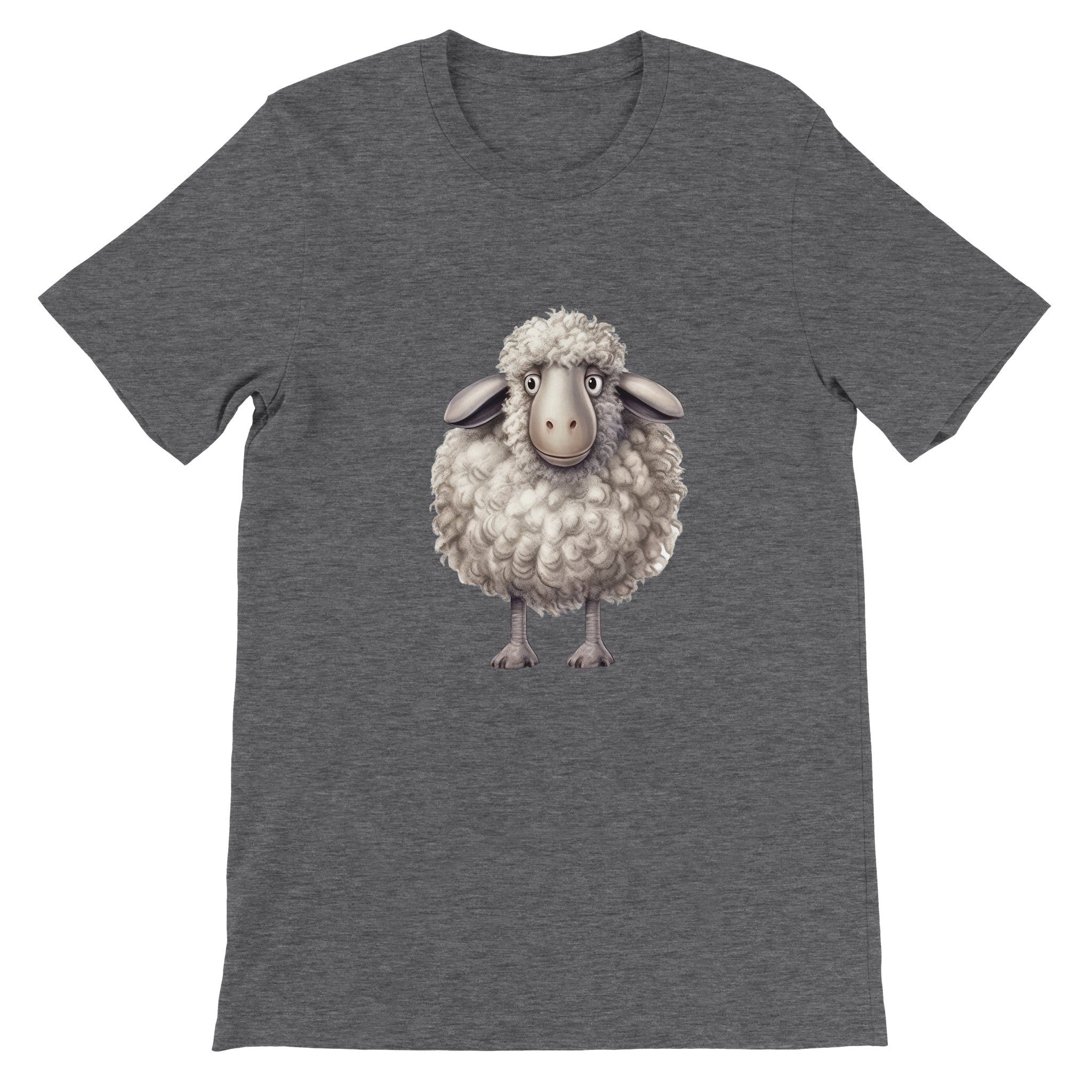 Budget Unisex Crewneck T-shirt/Sheep - Enet Images
