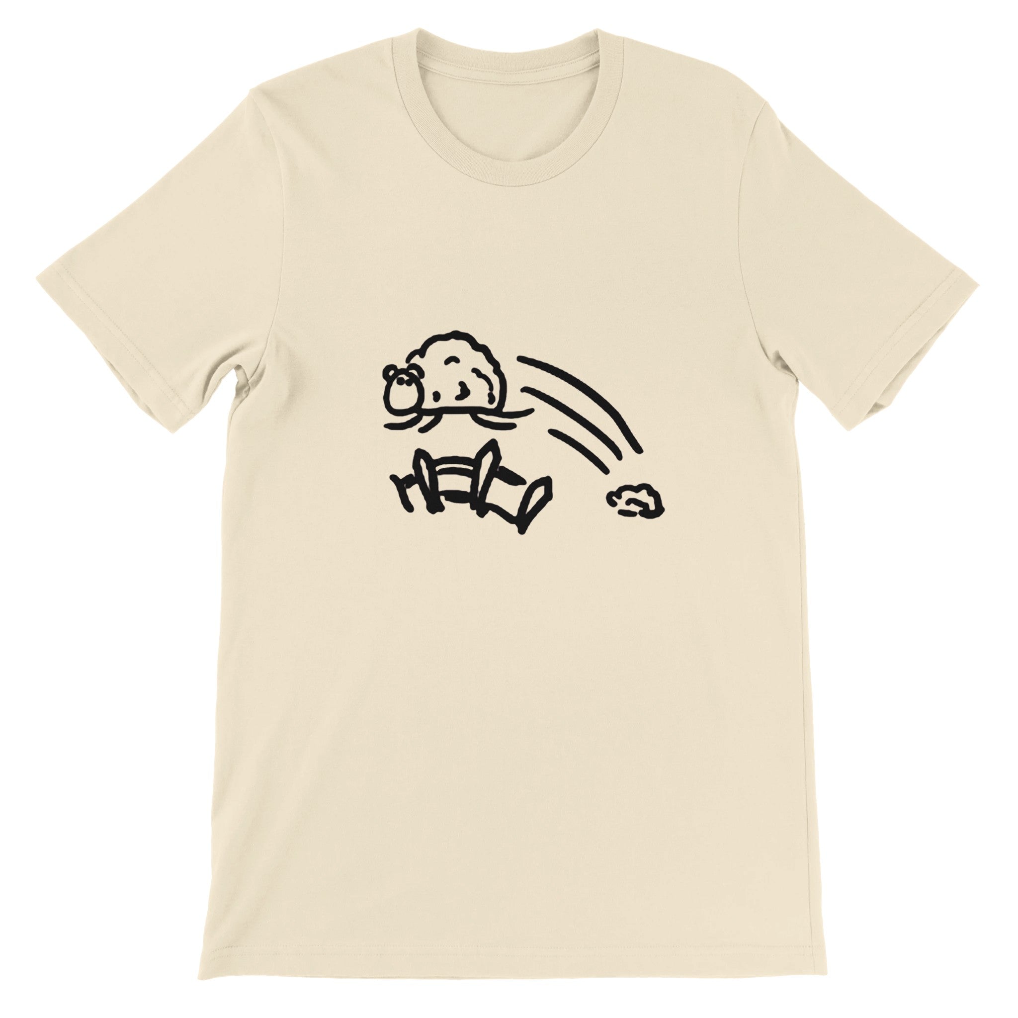 Budget Unisex Crewneck T-shirt/Sheep-Jumping-The-Fence - Enet Images