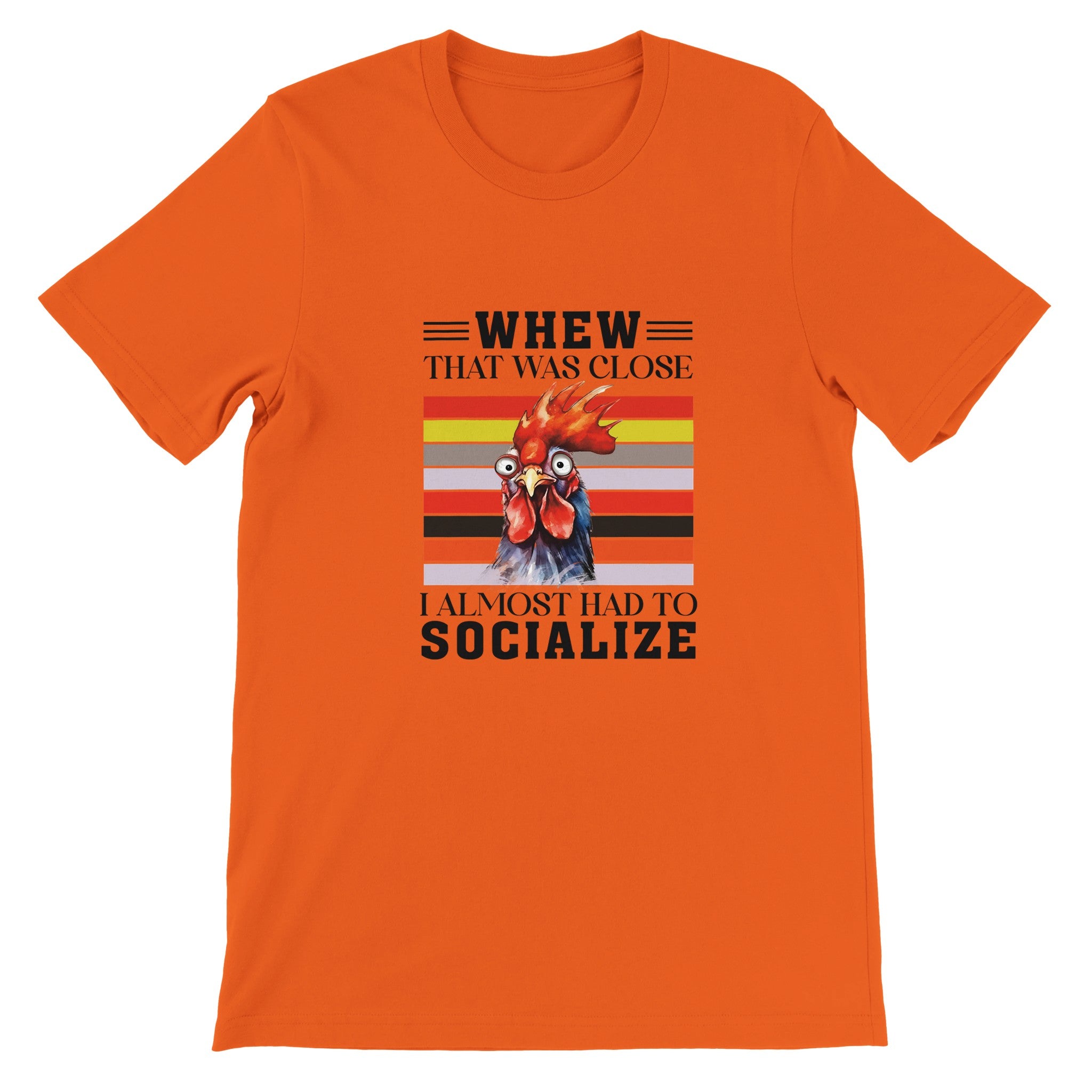 Budget Unisex Crewneck T-shirt/Whew-That-Was-Close - Enet Images