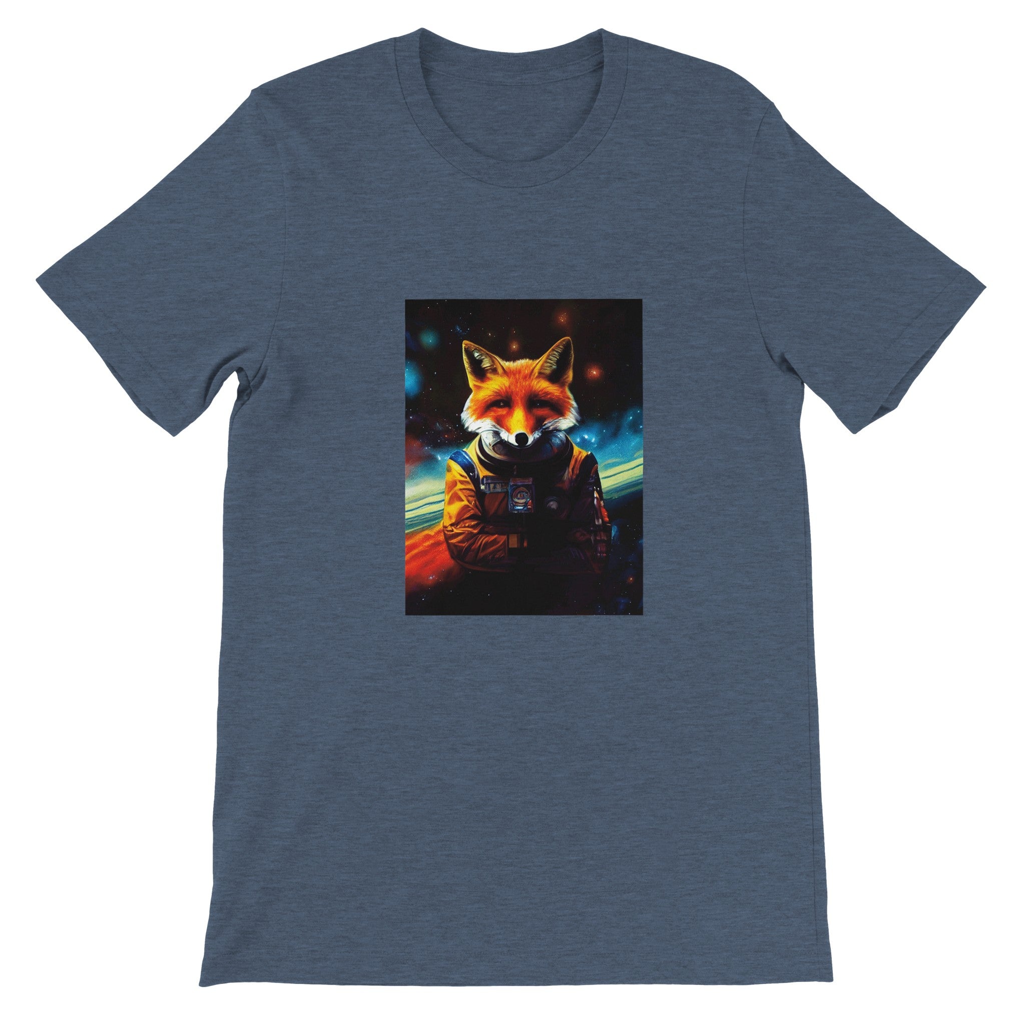 Budget Unisex Crewneck T-shirt/Astronaut-Fox - Enet Images