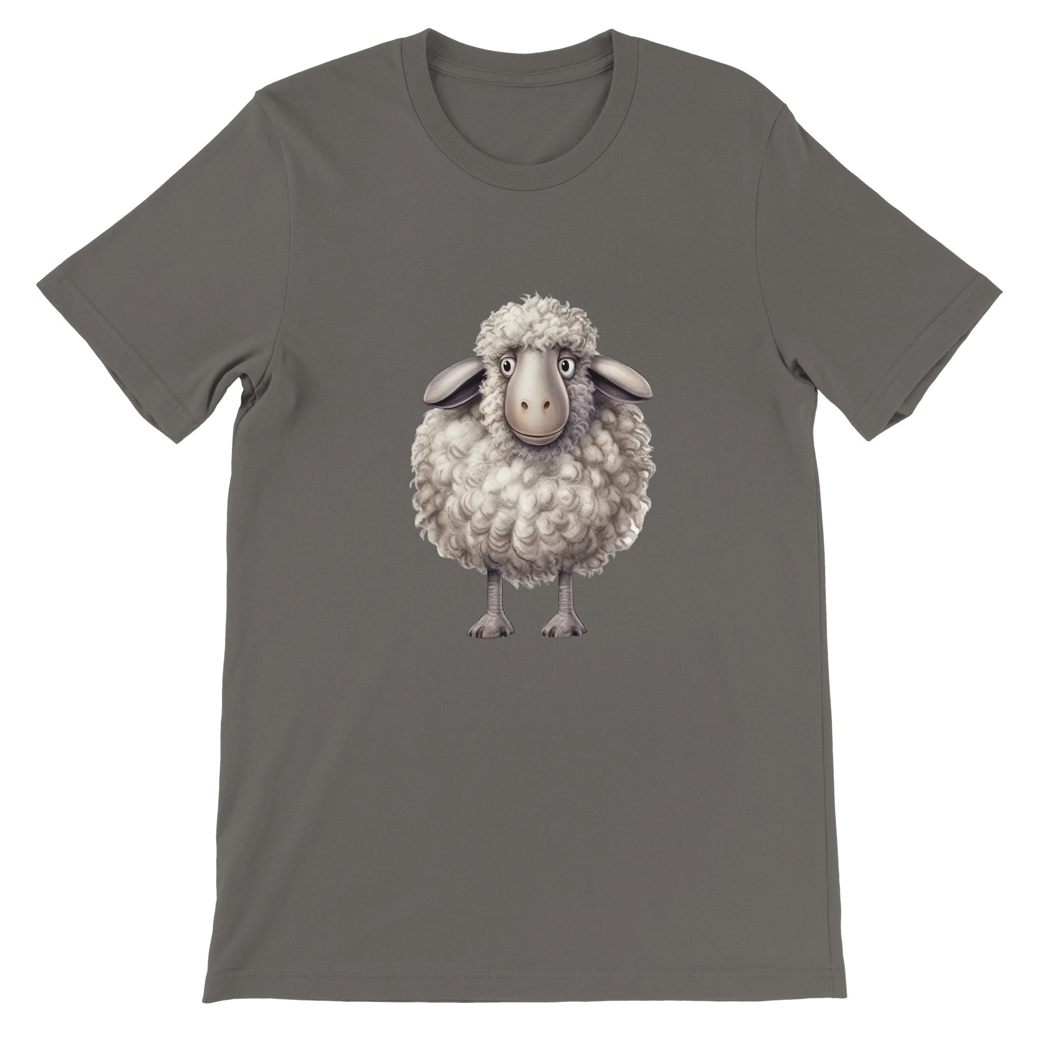 Budget Unisex Crewneck T-shirt/Sheep - Enet Images