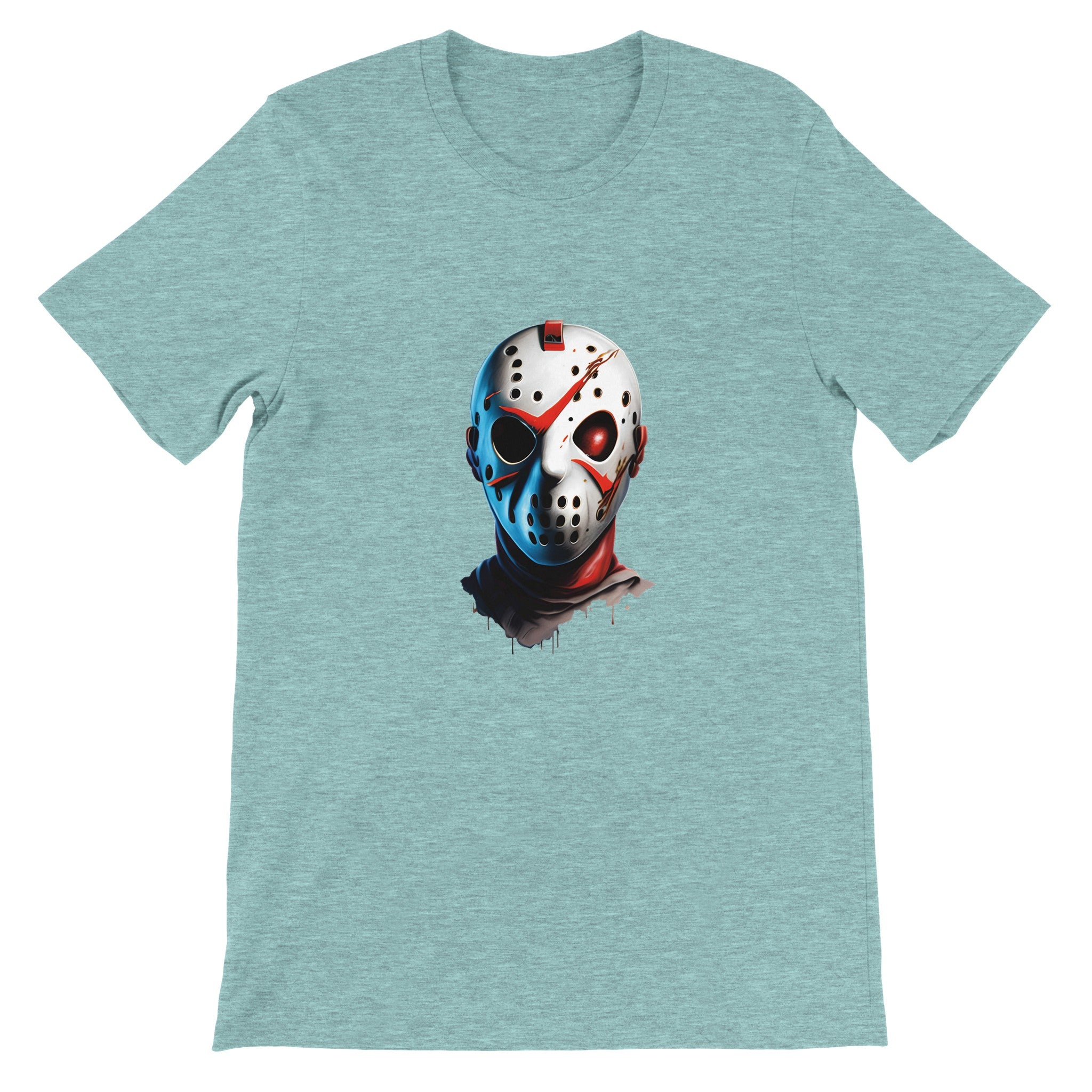 Budget Unisex Crewneck T-shirt/Friday-13th-Halloween - Enet Images