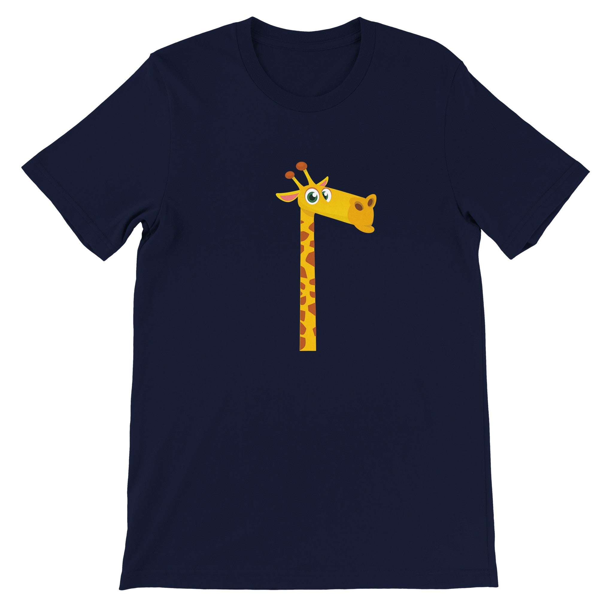 Budget Unisex Crewneck T-shirt/Funny-Giraffe - Enet Images