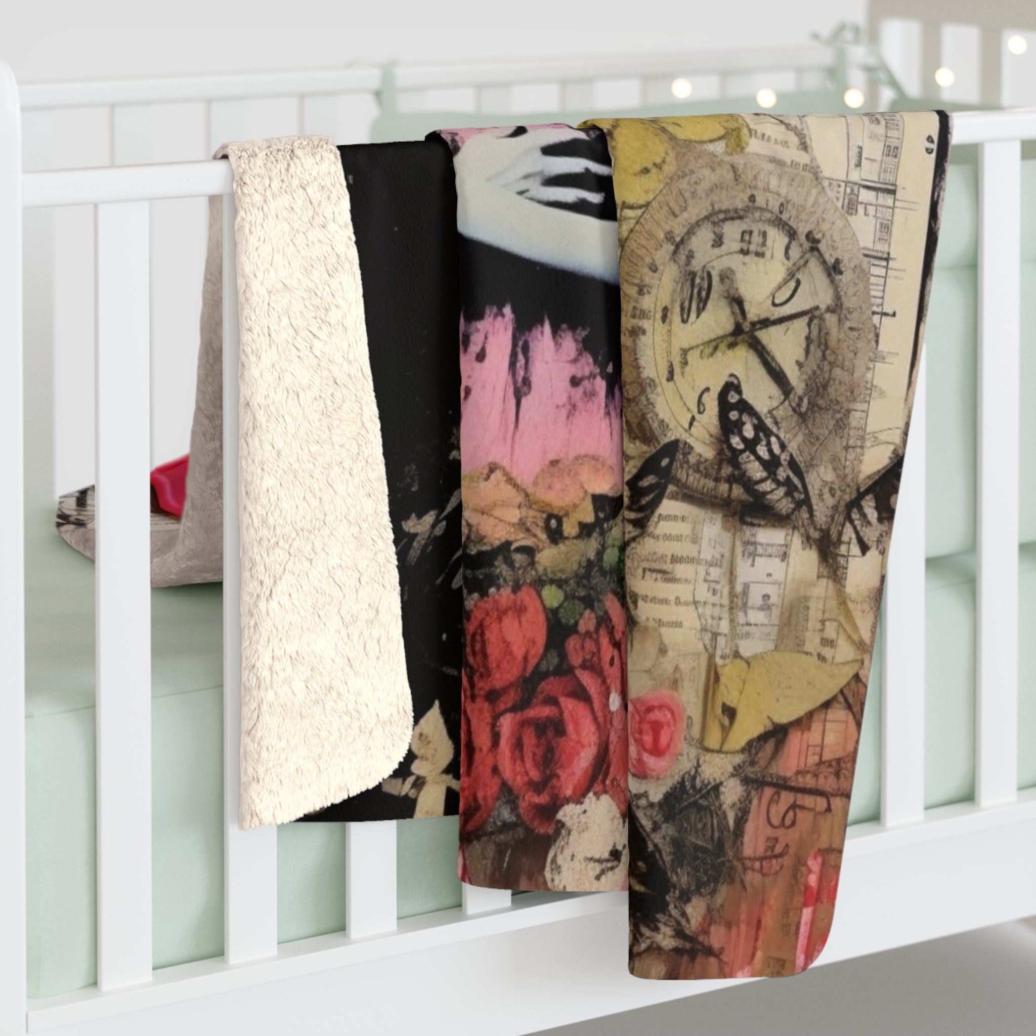 Valentine Romantic Couple/Sherpa Fleece Blanket - Enet Images