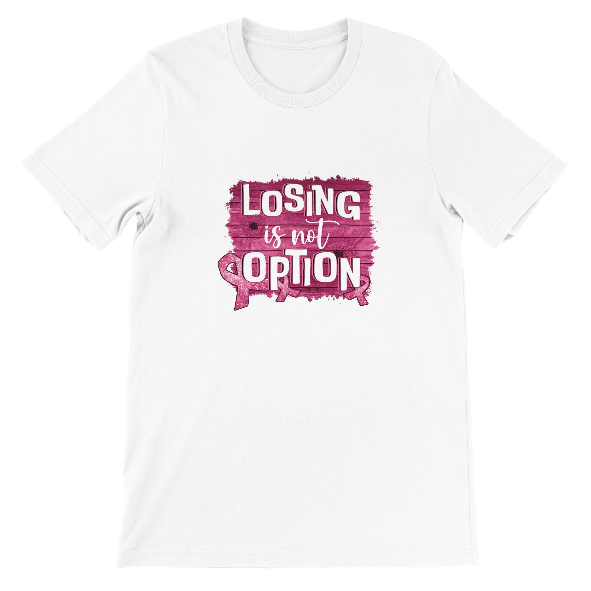Budget Unisex Crewneck T-shirt/Losing-Is-Not-An-Option - Enet Images