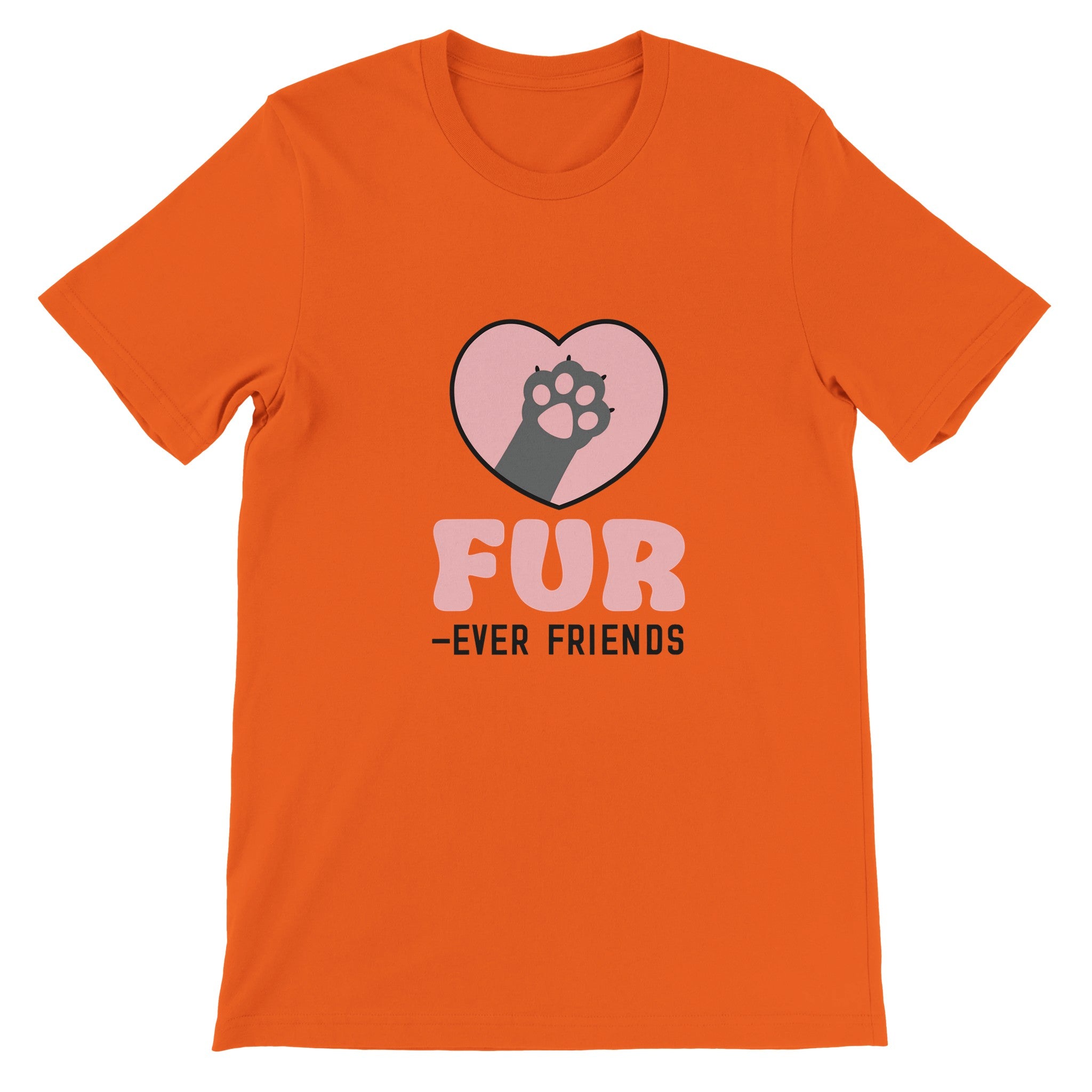 Budget Unisex Crewneck T-shirt/Fur-Ever-Friends - Enet Images
