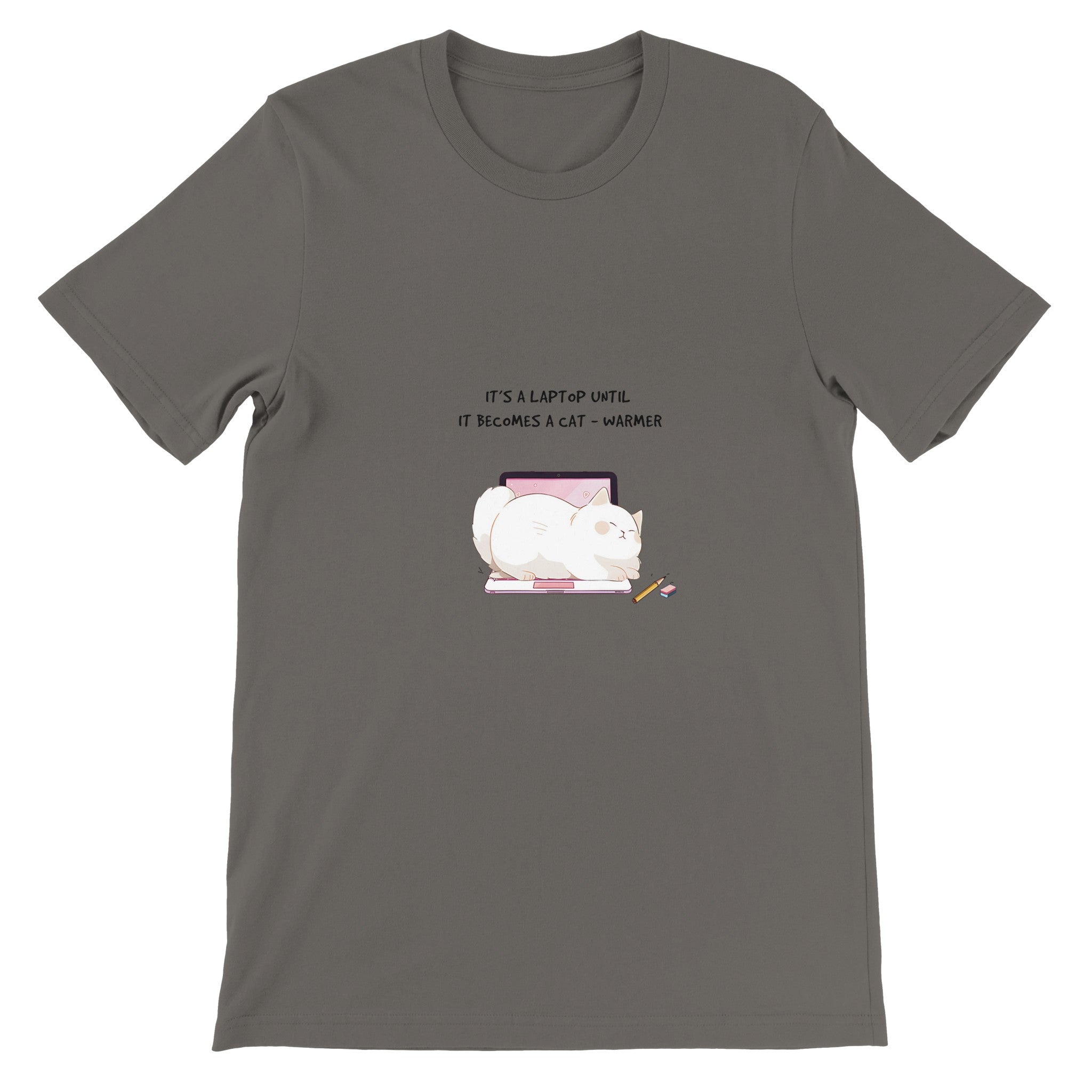 Budget Unisex Crewneck T-shirt/Cat-Warmer - Enet Images