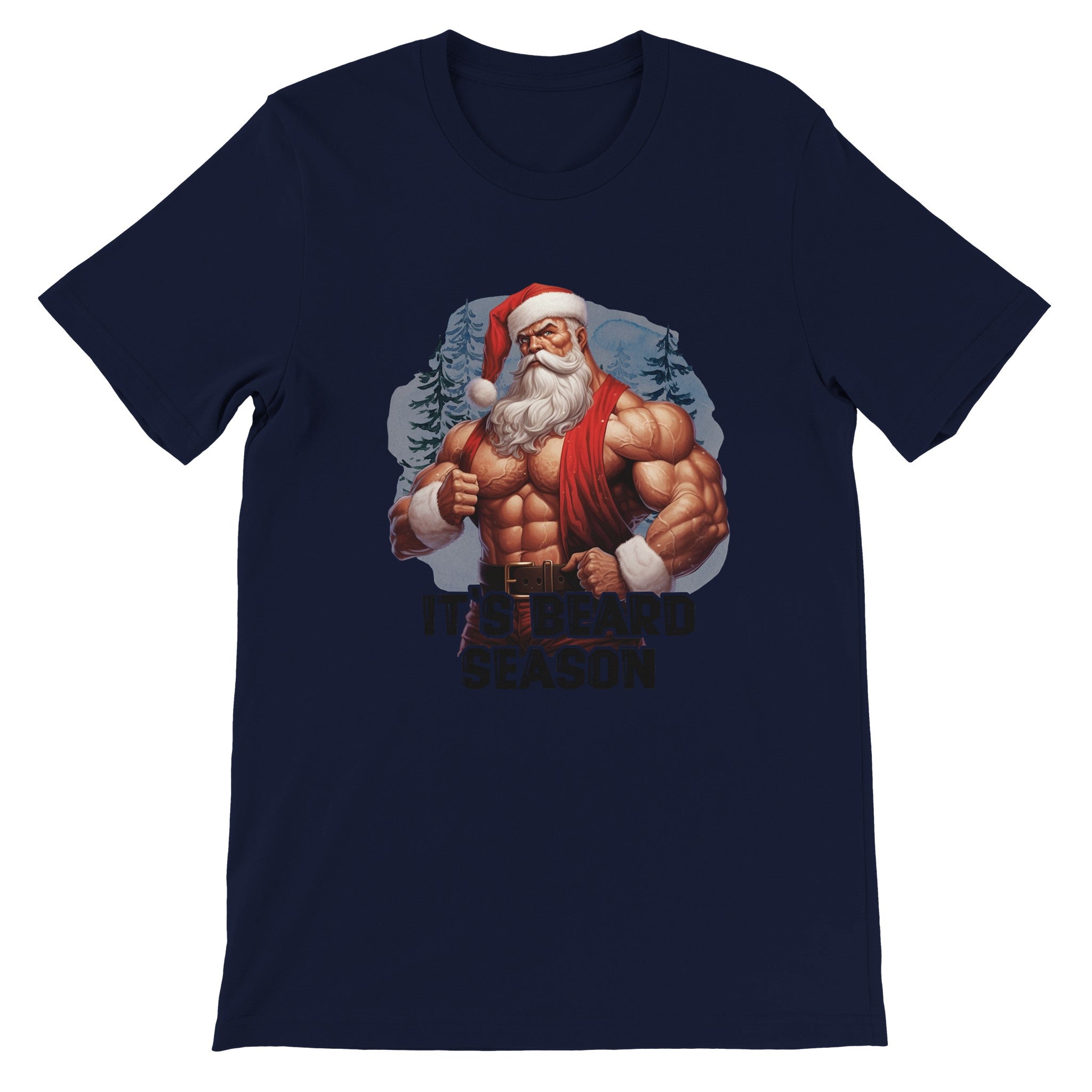 Budget Unisex Crewneck T-shirt/It's-Beard-Season - Enet Images