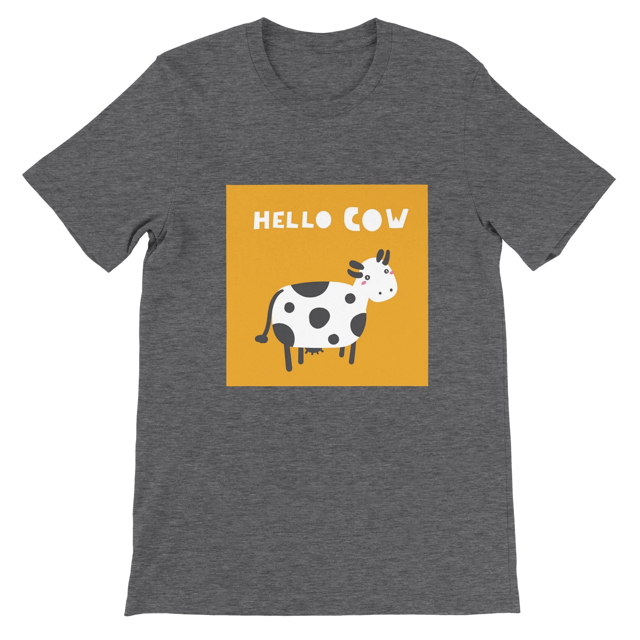 Budget Unisex Crewneck T-shirt/Hello-Cow - Enet Images